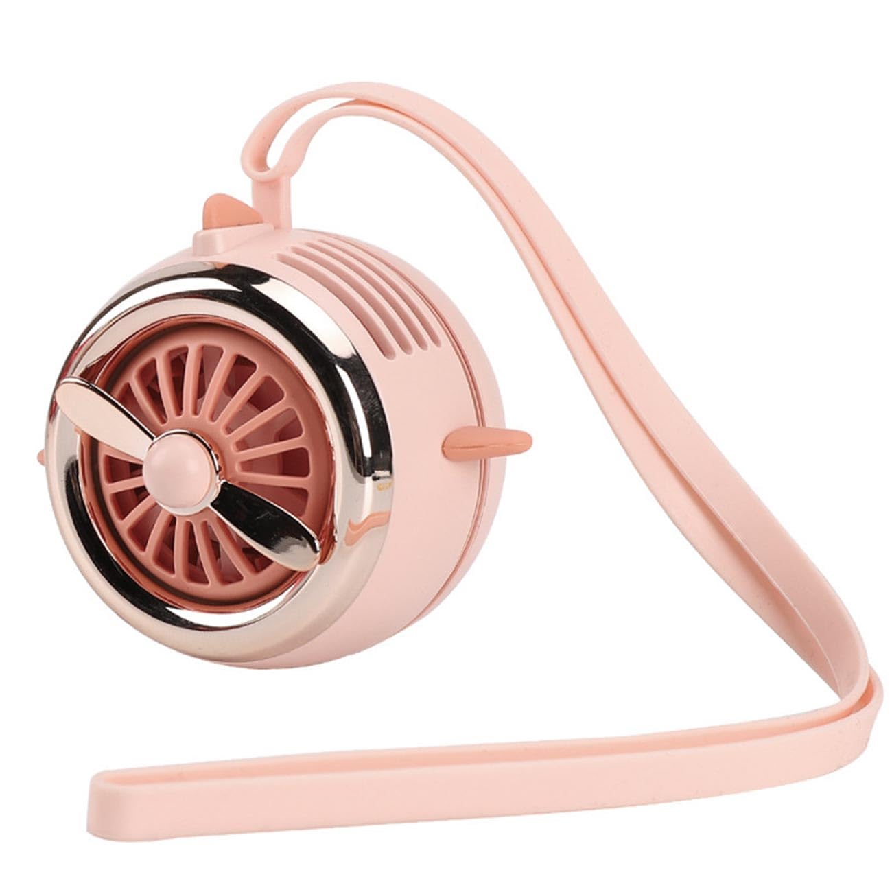 Portable Neck Fan, Mini Handheld Fan Personl Fan Neck With 3 Wind Speed Adjustable, Usb Rechargeable - Koospark