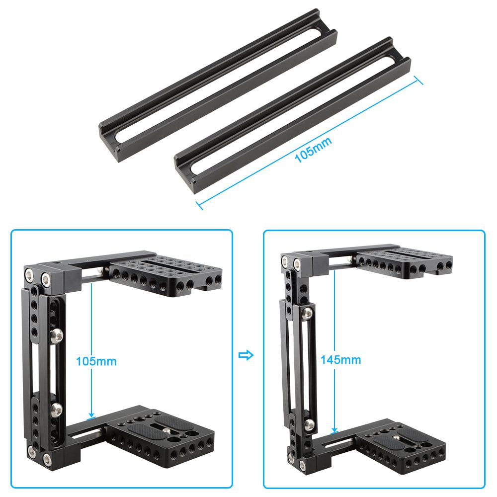 Camvate Adjustable Camera Cage Fit For Right Handle And Left Handle Camera(Basic) - 1722