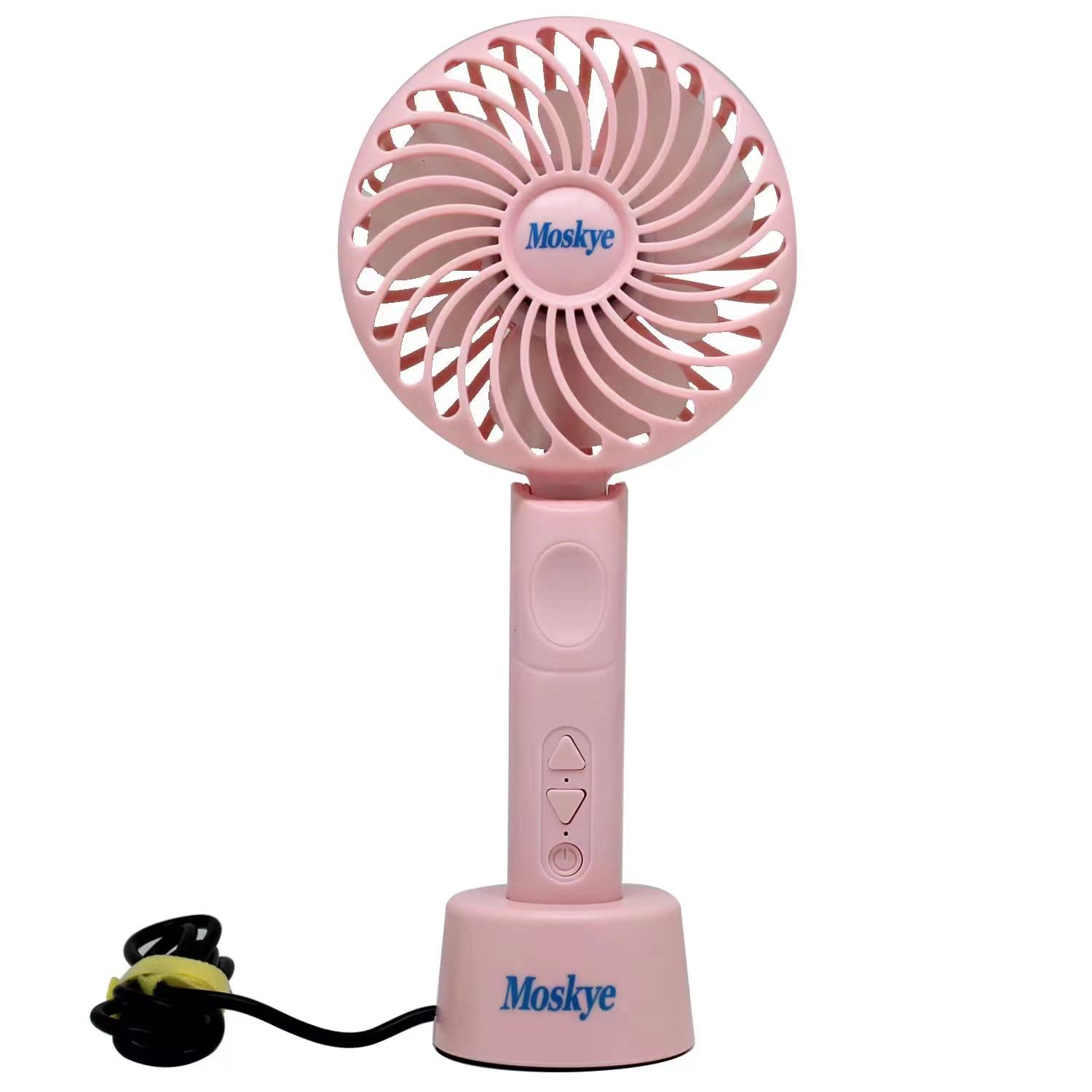 Long-Lasting Portable Handheld Personal Fan, Rechargeable, Small And Powerful Mini Usb Fan, 5 Speed