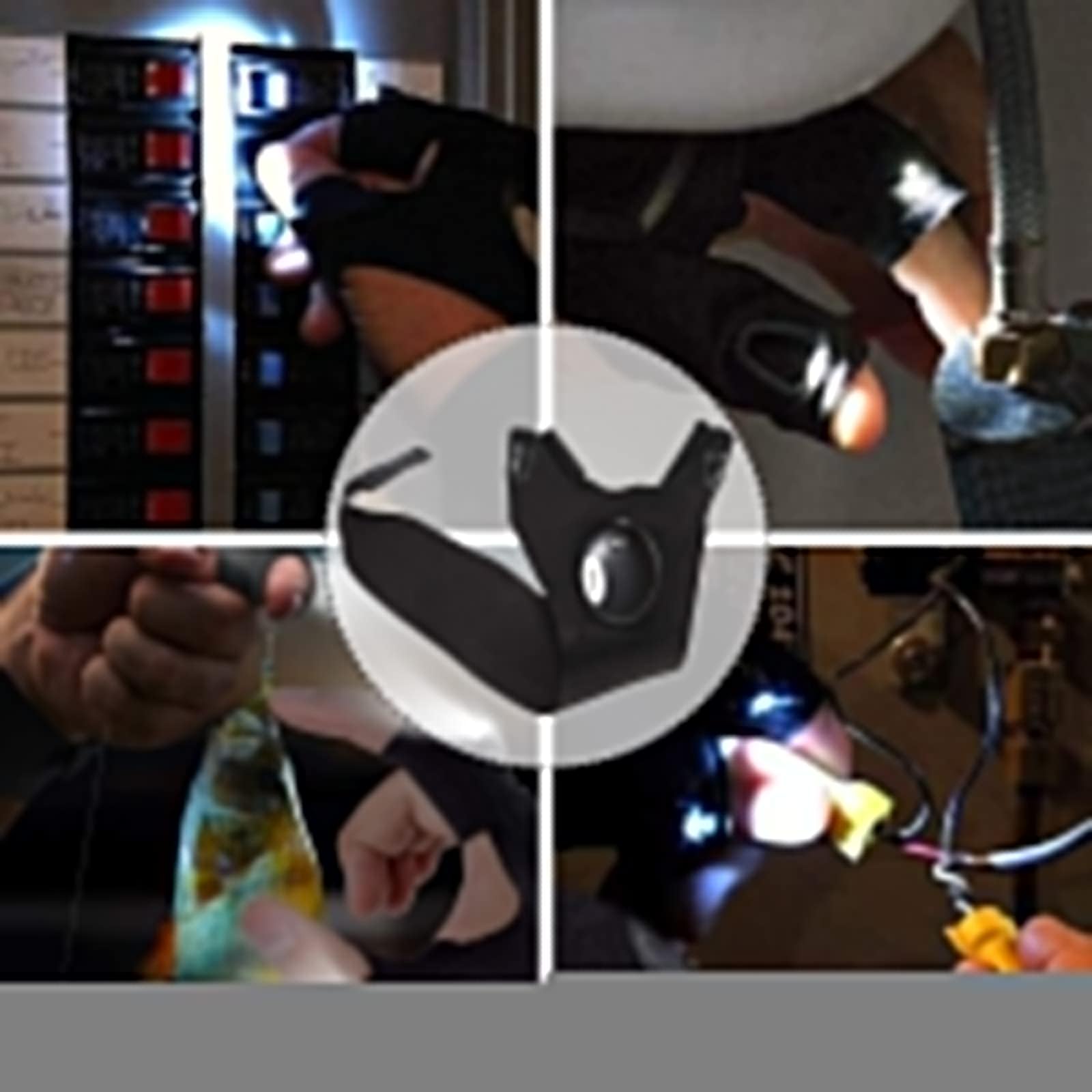 Kuchey Fathers Day Dad  Birthday Gadgets  From Daughter Wife Easter  For Him Valentines Christmas Stocking Stuffers For Men Boyfriend Husband Led Flashlight Gloves Fishing Repairing Tools