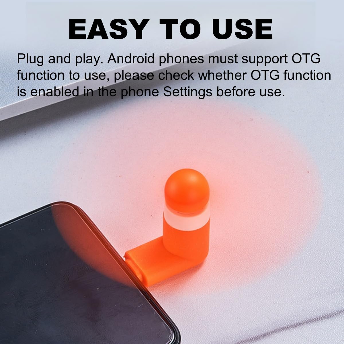 Phone Fan Usb C, 6 Pack Mini Portable Cell Phone Fan Attachment For Iphone 16/16 Plus/16 Pro/16 Pro