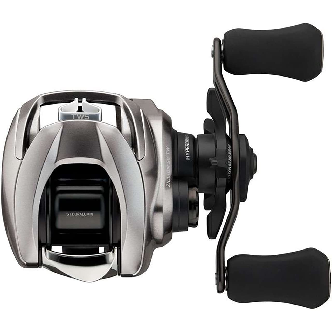 Daiwa Zillion Sv Baitcasting Reel - Hyper Speed Left Hand Retrieve,Silver