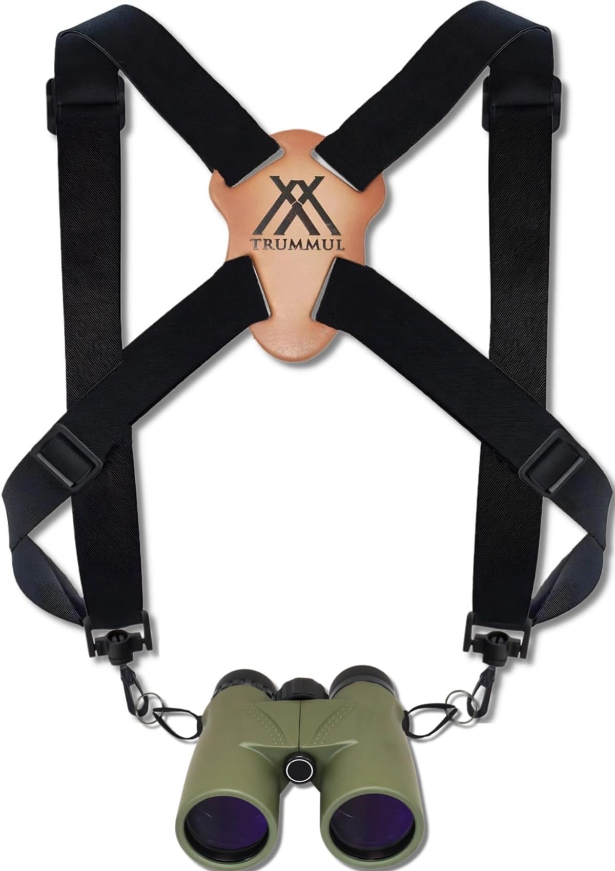 Trummul Binocular Harness Strap Best Chest Harness Strap For Hunters Photographers And Golfers Version(Black)