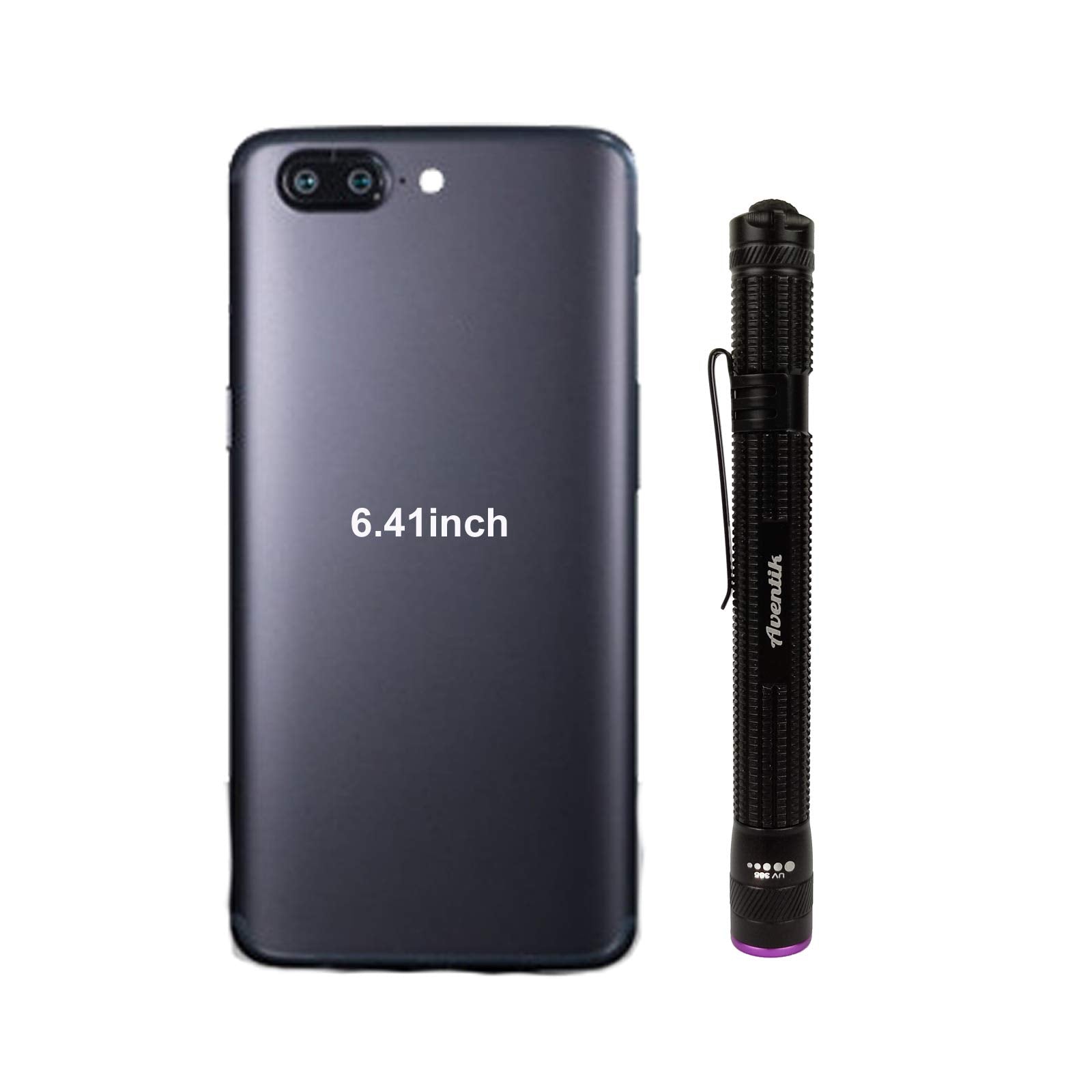 Aventik D Edison Design Power 365Nm Zoomable Pen Light (1Pc 365Nm Black)