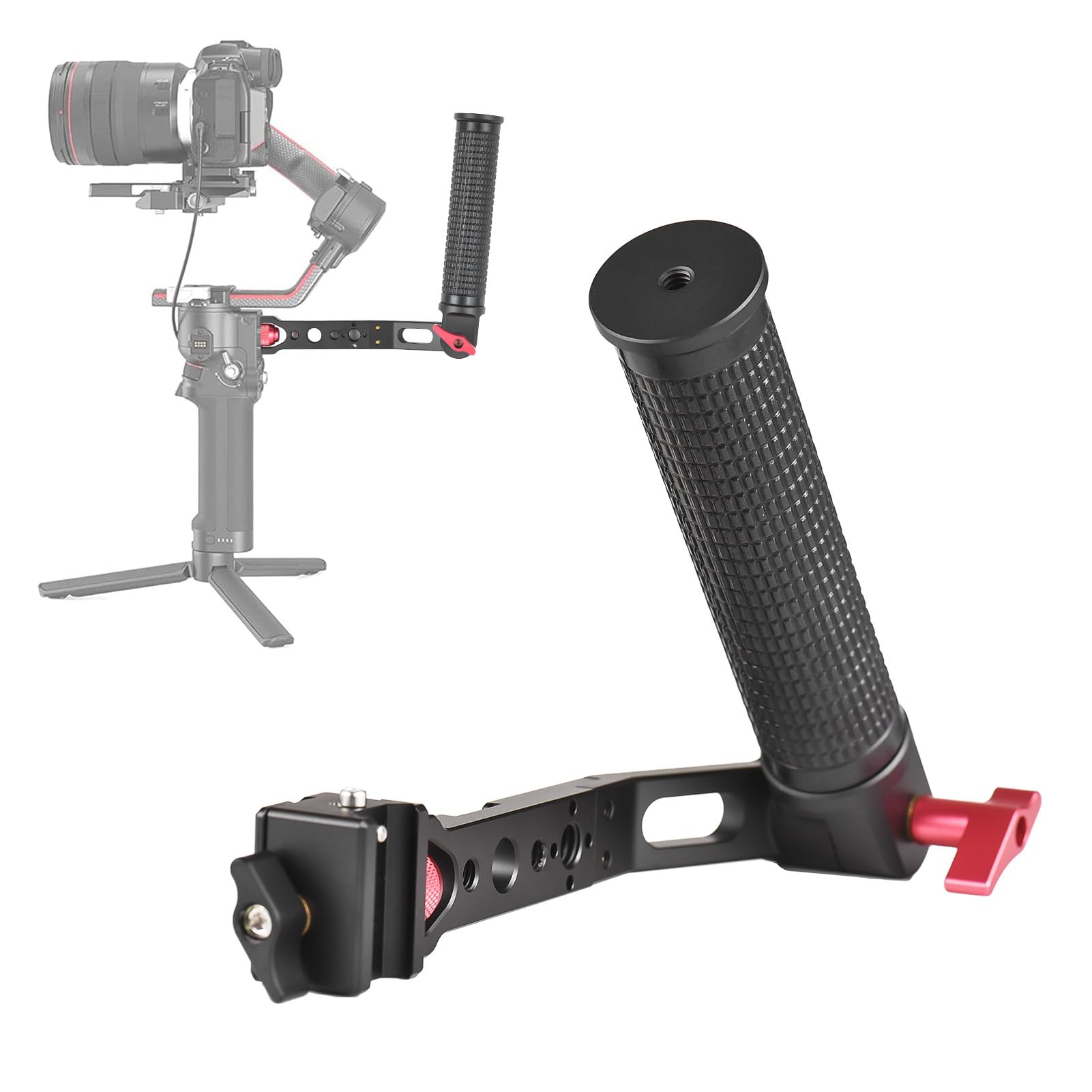 Andoer Adjustable Sling Grip Gimbal Handle Quick Release Compatible With Dji Rs 2/ Rsc 2/ Rs 3 Mini/Rs 3 /Rs 3 Pro Gimbal Stabilizer Accessory