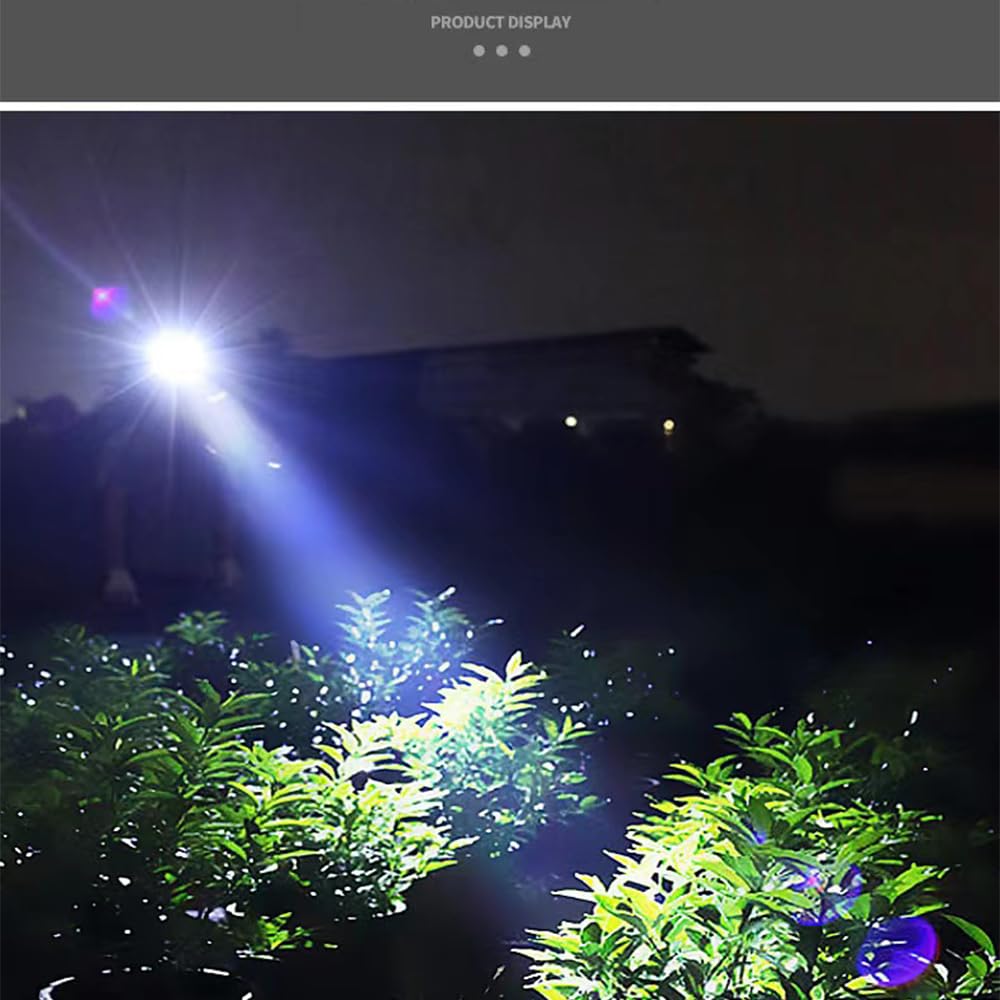 Yzyoe Portable Rechargeable Super Bright Pocket Light,1500 Lumens Triple Core Outdoor Utility Mini Flashlight, Tail Magnet With Clip Multifunctional Flashlight,Camping, Emergencies.