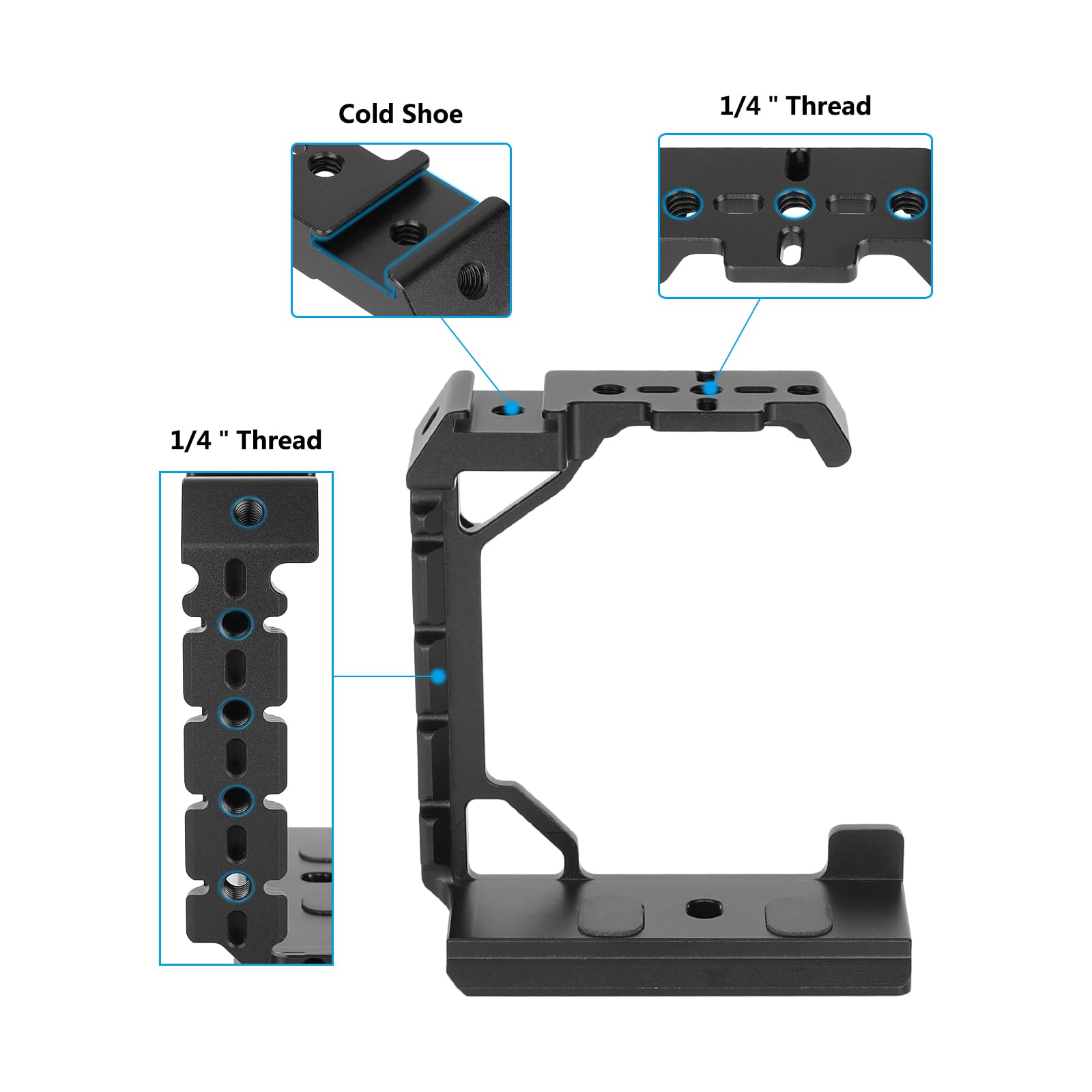 Camvate Half Camera Cage For A1(Alpha 1) - 3488