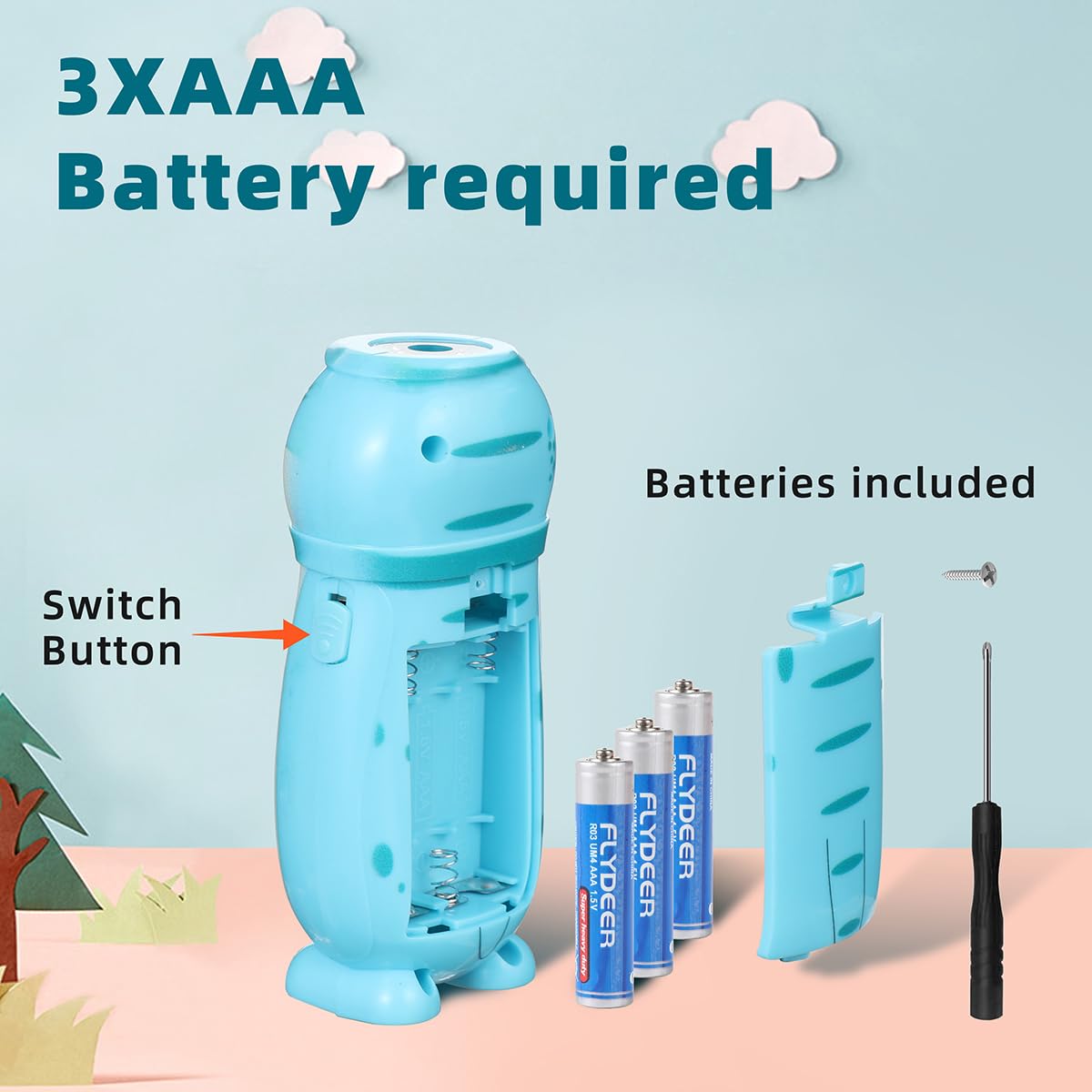 Hilngav 4 Pack Small Mini Led Flashlights For Kids - Cute Small Animal Flashlight - 2 In 1 Camping Lantern Flashlight - Christmas  Stocking Stuffers For Boys Girls