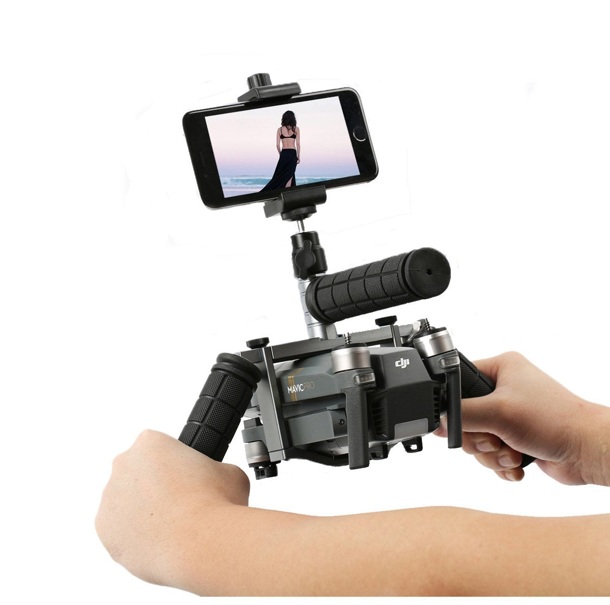 Aoonar Cinema Tray, Metal Handheld Gimbals Camera Stabilizer Bracket Kit For Dji Mavic Pro And Platinum Version Drone Accessories