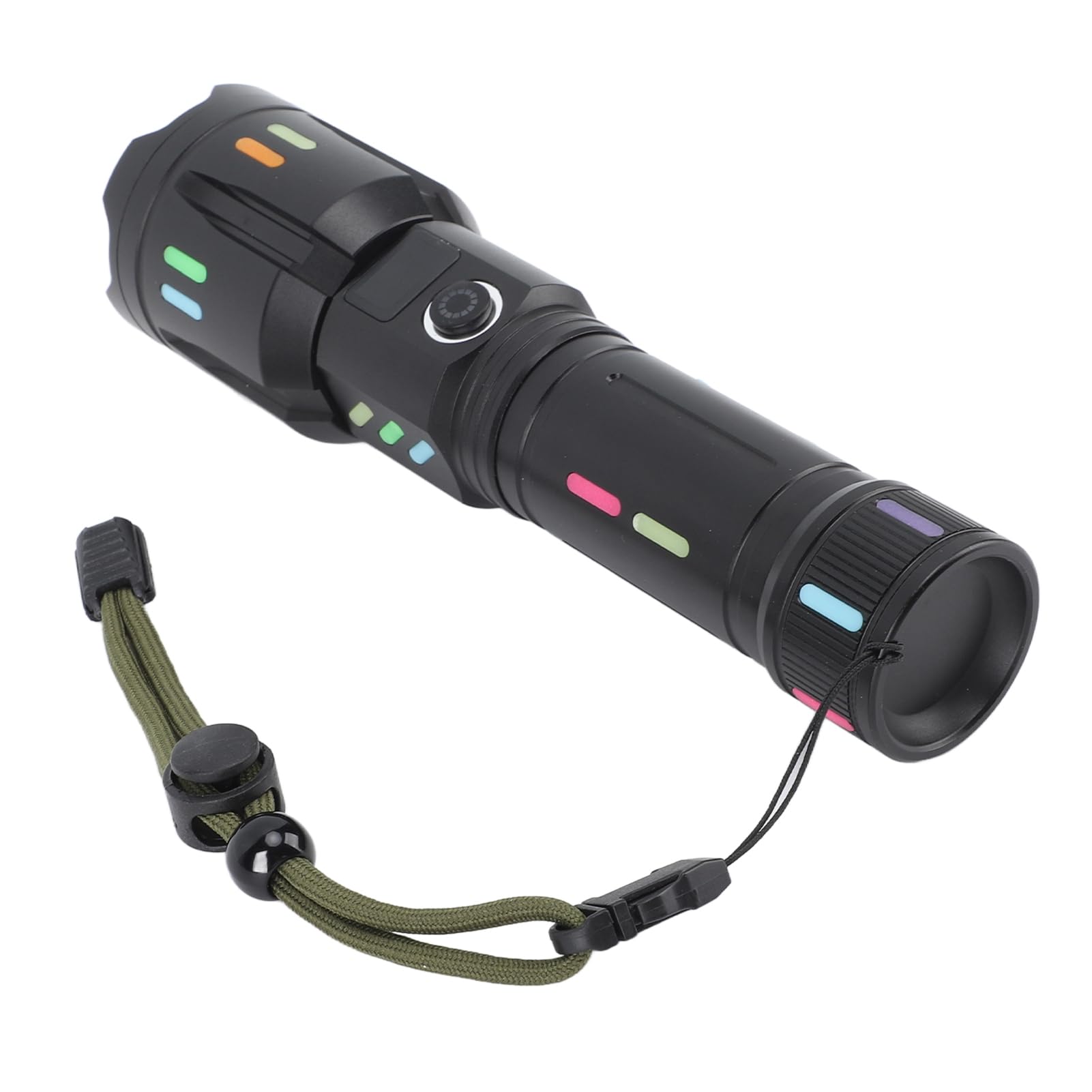 Hyuduo Led Flashlights High Powered Zoomable Handheld Torch Outdoor White Long Range Flashlight High Power Flash Light Handheld Torch With 5 Modes For Camping Hiking