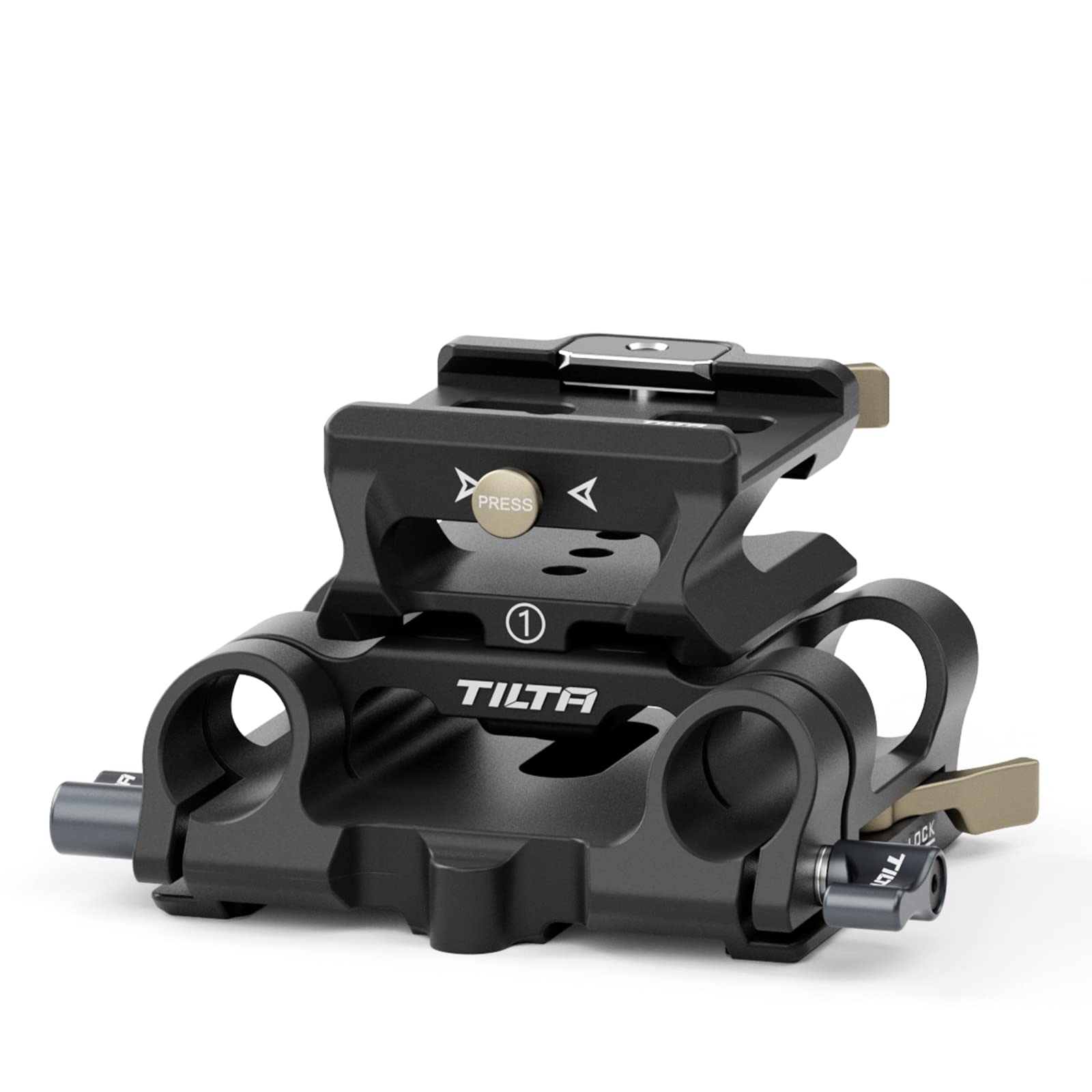 Tilta Modular Baseplate Type I With15Mm Lws Rod Support (Black) Ta-Mbp1-B