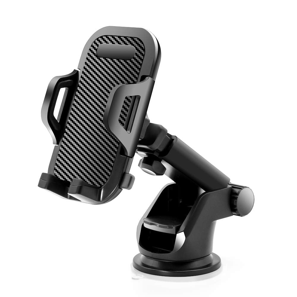 Sonkir Car Phone Mount, Dashboard & Windshield Cell Phone Holder Stand With One-Touch Design 360° Rotation For All Smartphones