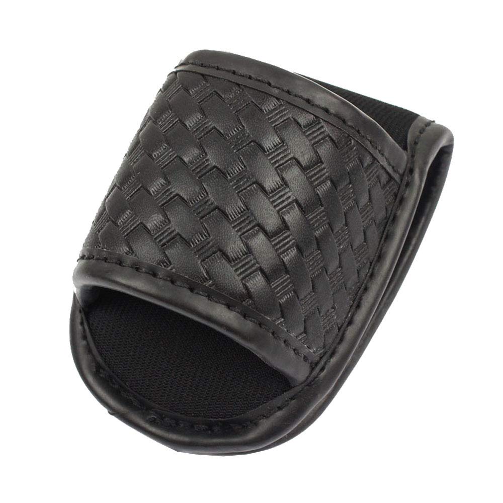 RocoUtility Basketweave Open Top D Cell Compact Light Holder, Duty Belt Accessories-Flashlight Pouch Holster