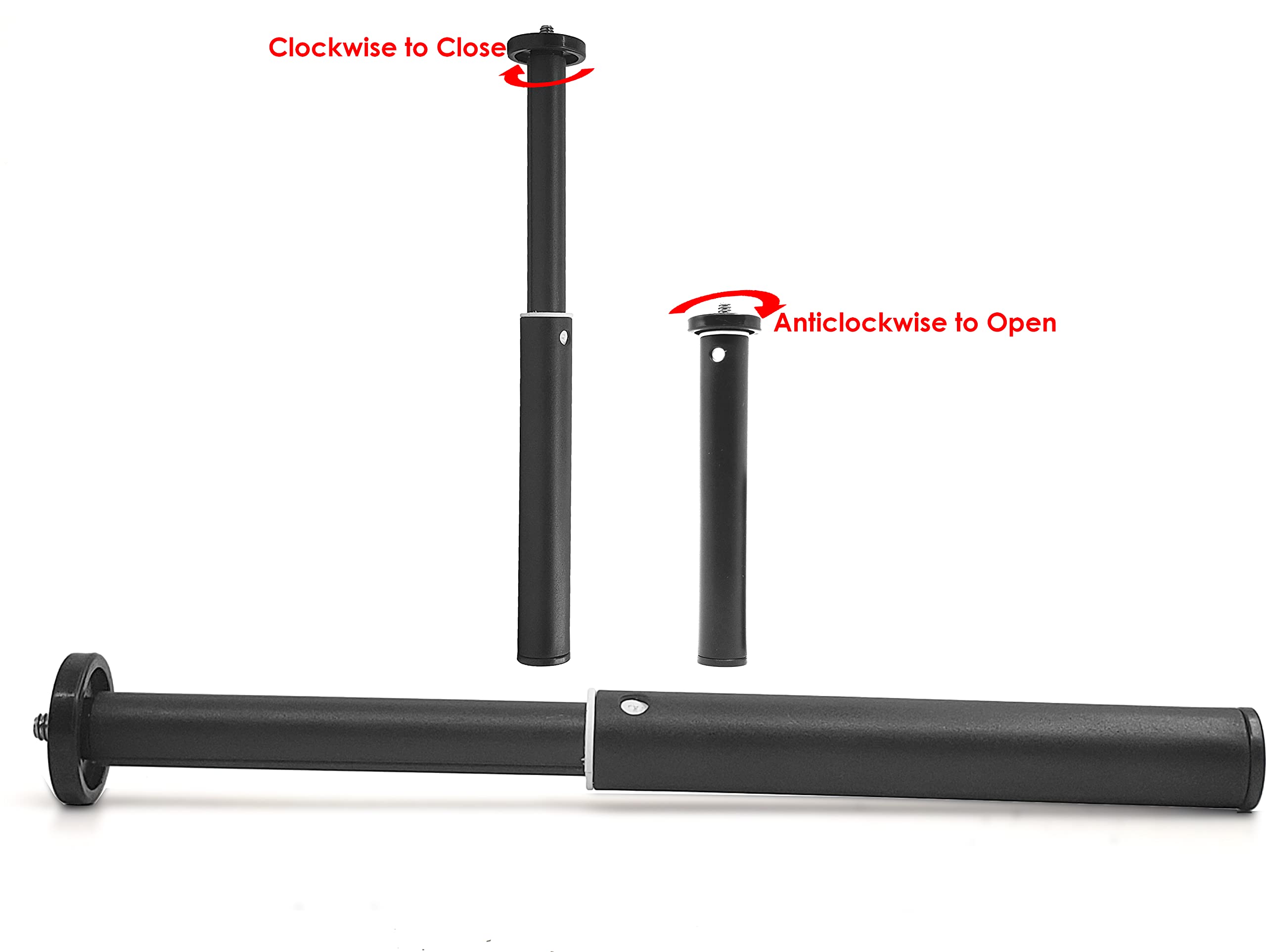 Zaxsound Extendable Tripod Stand Desktop For Phone Or Webcam 16.5In Cabable Of Portrait And Landscape Mode And Adjustable As Flat Or 30 Degrees With 360 Rotation, Mini Portable 9.5In To Carry For Outdoor.