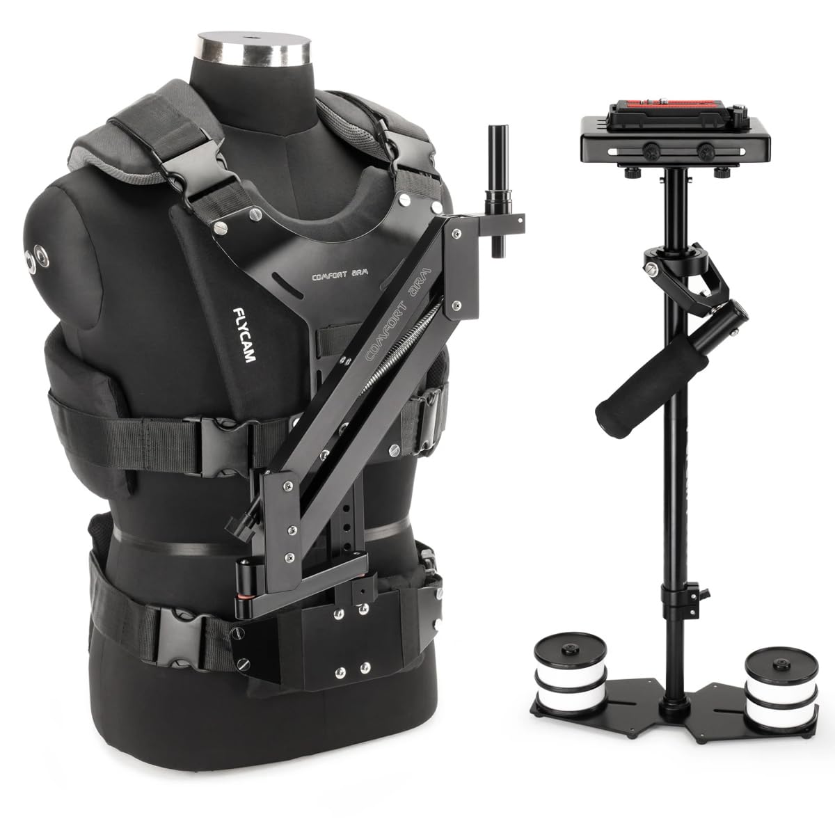 Flycam 5000 Camera System With Comfort Arm And Vest - Arm Brace & Table Clamp
