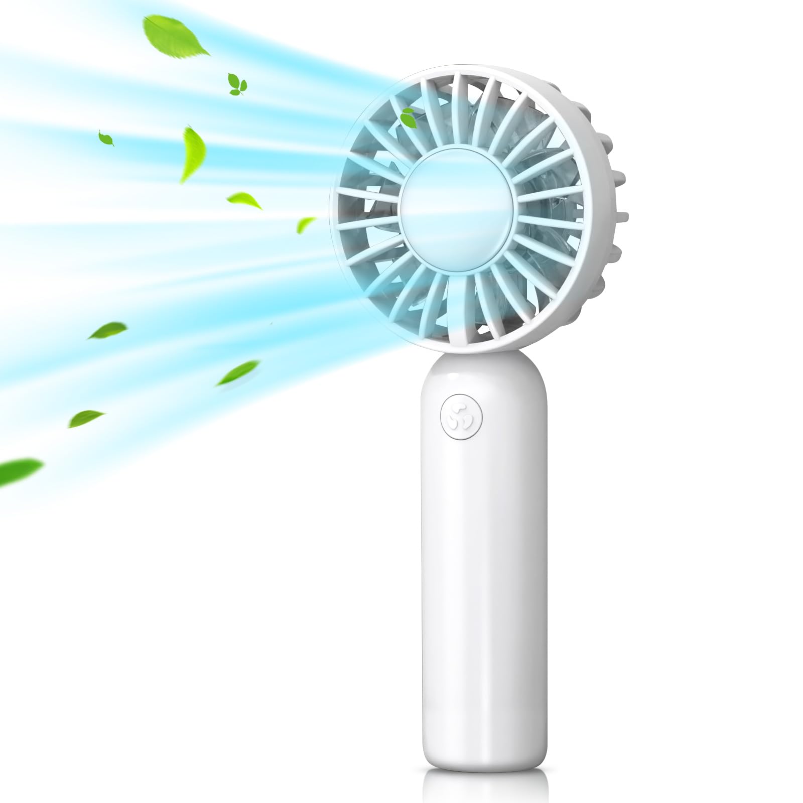 Mini Handheld Fan, 3 Speed Personal Mini Fan, Portable Battery Fan, Usb Rechargeable Makeup Eyelash - Koospark