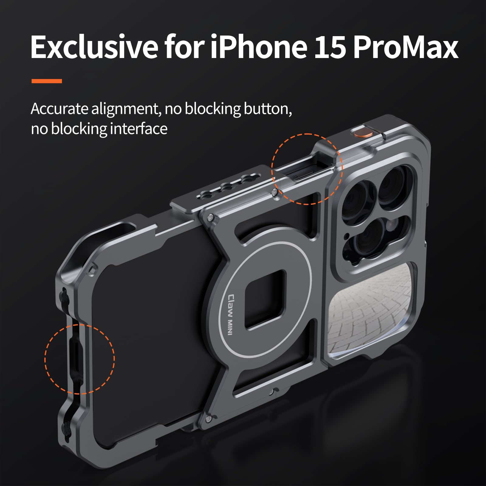 Vrig Iphone15 Promax All Metal Mobile Phone Rabbit Cage Handheld Horizontal And Vertical Shooting Bracket Stabilizer For Photography Professional Anti Shake Assistant Multifunctional Expansion Handle