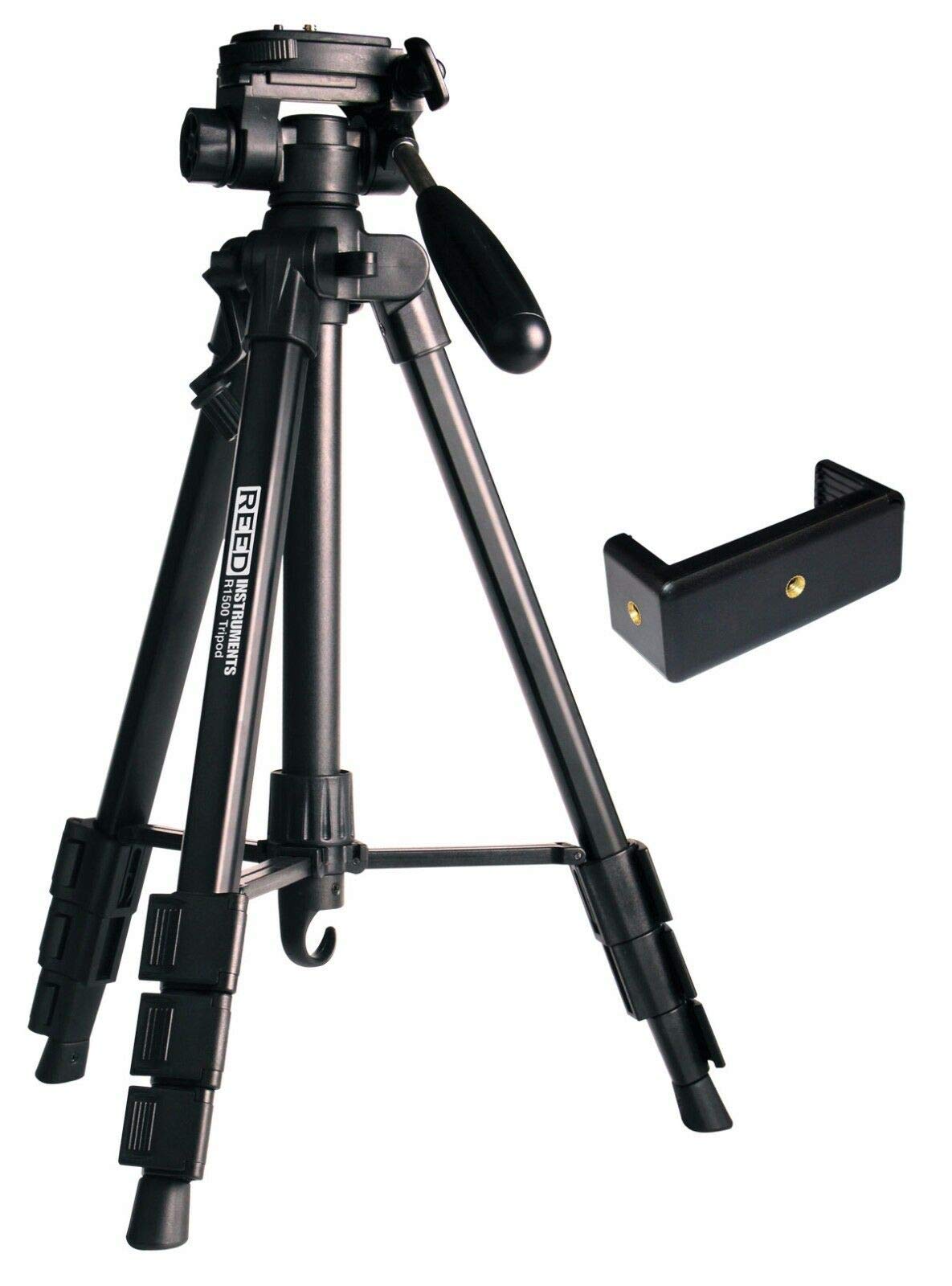 Reed Instruments R1500 Tripod With Instrument Adapter, Expandable Up To 56”