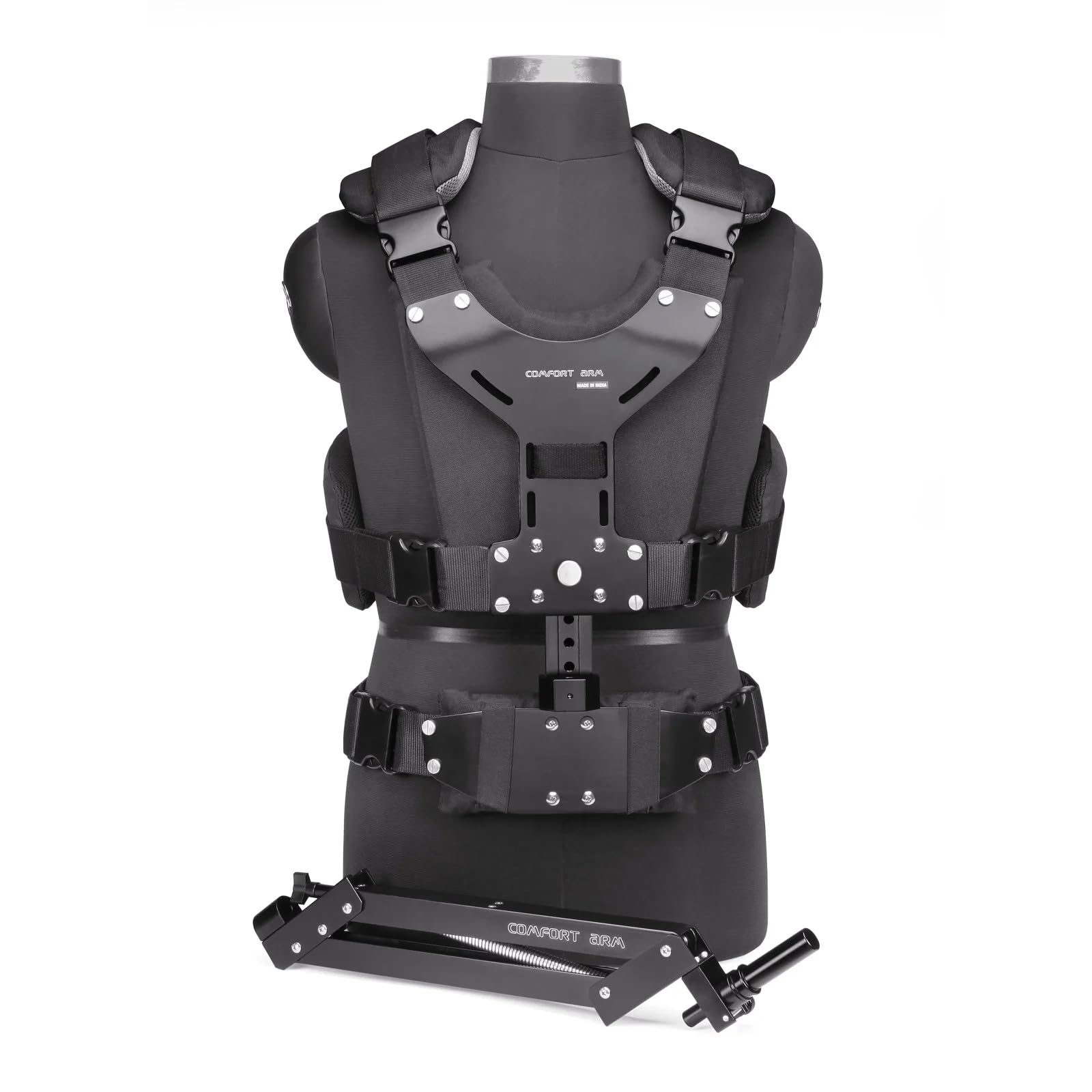 Flycam Comfort Stabilizing Arm & Vest For 5000/3000/Dslr Nano Handheld Camera Video Steadycam Stabilizer Up To 5Kg Stabilization Body Mount System For Camcorders Stabilization (Cmft-Av)