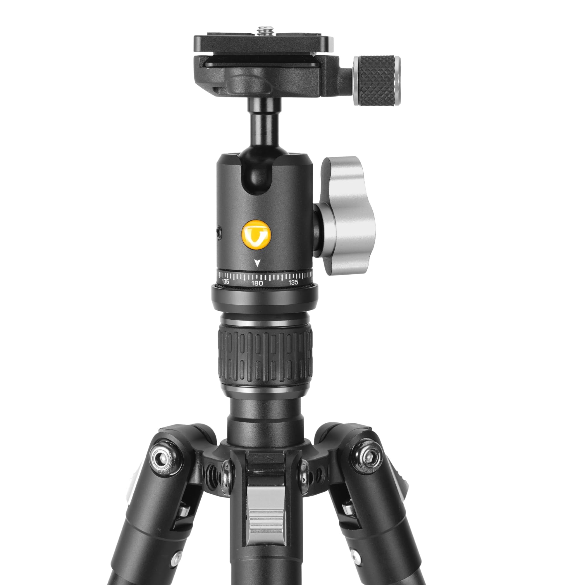 Vanguard Vesta Go 204Ab Lightweight And Packable Aluminum Travel Tripod With Veo Bh-45 Ball Head