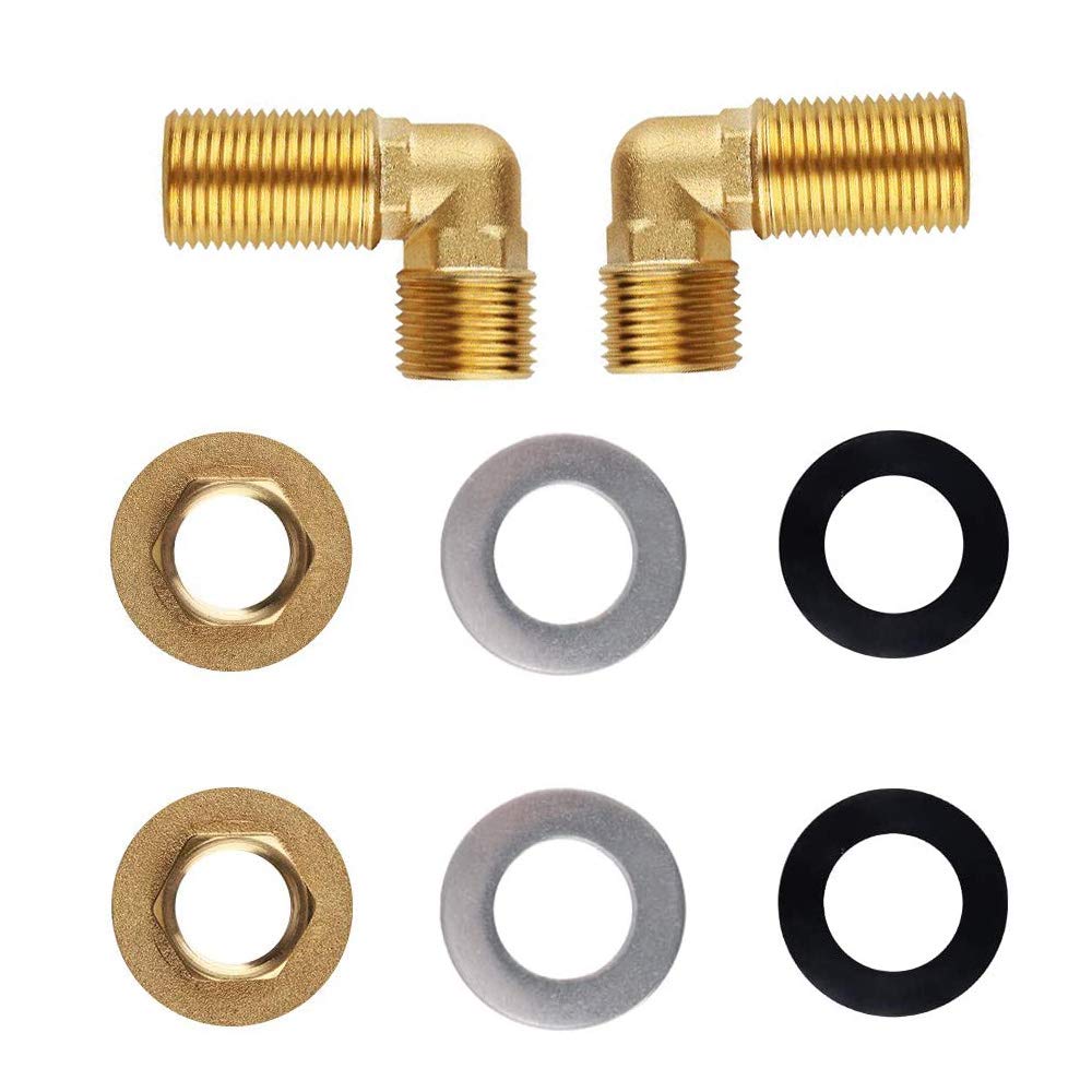 Kwode Commercial Wall Mount Faucet Installation Kit, Wall Mount Kitchen Faucet Backsplash Mount Set For Stainless Steel Commercial Kitchen Prep & Utility Sink