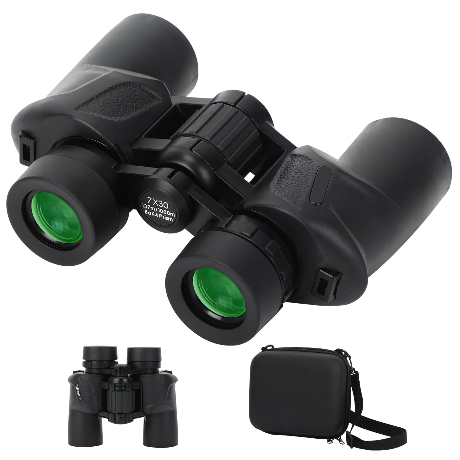 Dicoria Hans 7X35 High Powered Binoculars For Adults,Compact Binoculars With Low Light Vision For Bird Watching Hunting Football Games Travel Stargazing Cruise