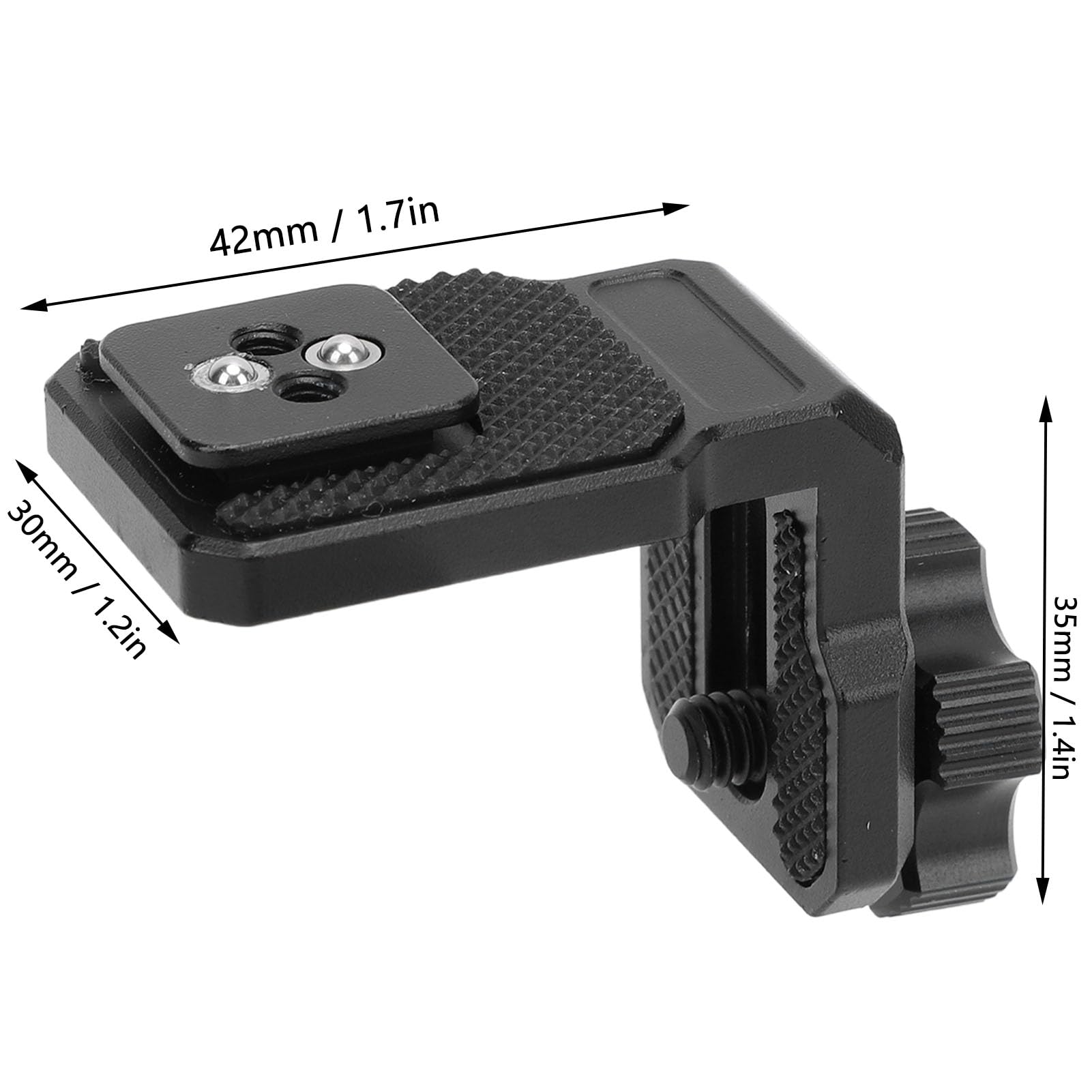 Akozon Video Transmission System Bracket Adapter Lightweight With 1/4In Screw For Rs2 Rsc2 Stabilizer