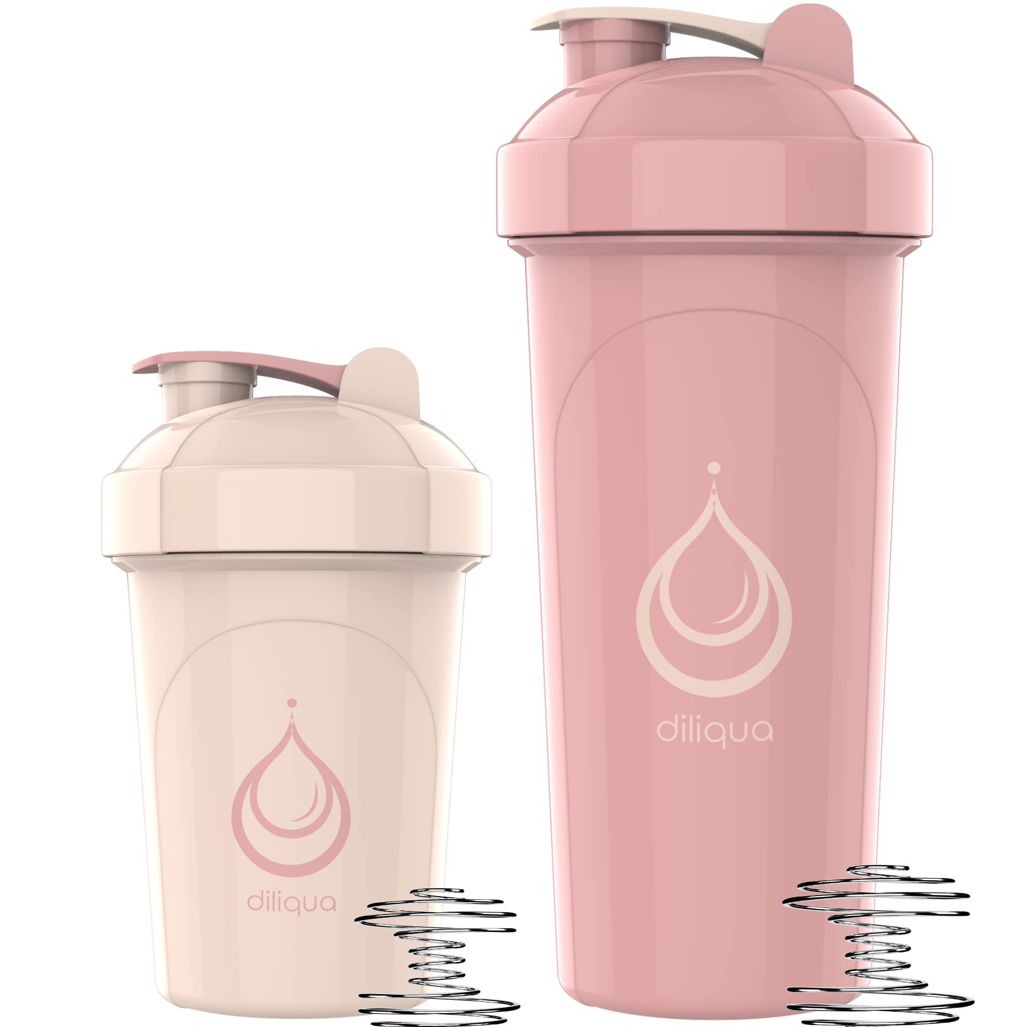 10 Pack, Shaker Bottles For Protein Mixes - & Dishwasher Safe  5 Large 28 Oz & 5 Small