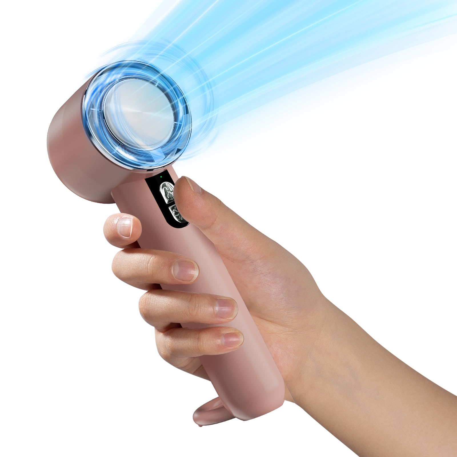 Handheld Cooling Fan, 5 Speeds Portable Air Conditioner Fans, Rechargeable Mini Fan With Usb - Koospark