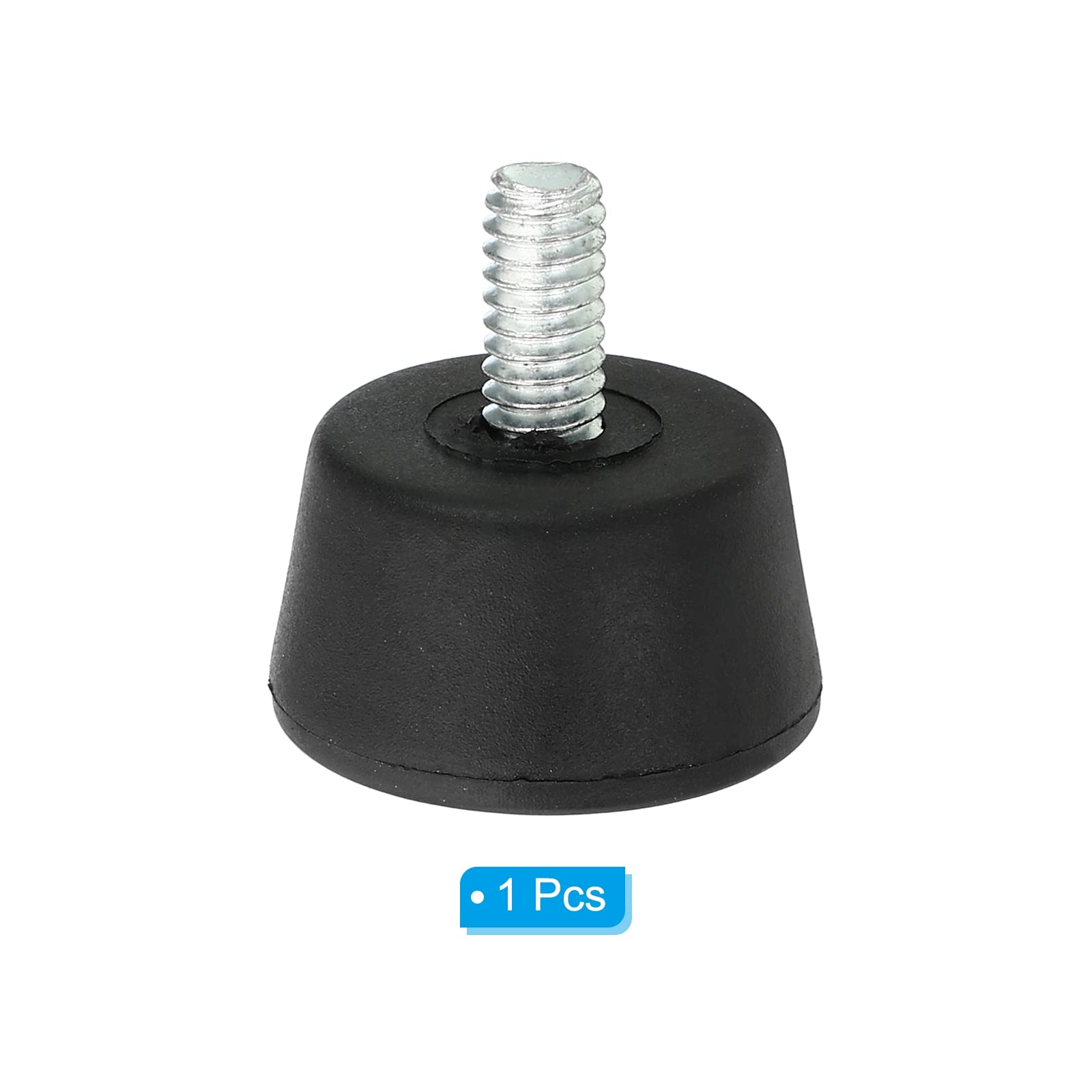 Patikil Universal 1/4" X 1.3" Rubber Tripod Feet, Anti-Slip Tripod Replacement Parts For Camera Tripods Monopod, Black