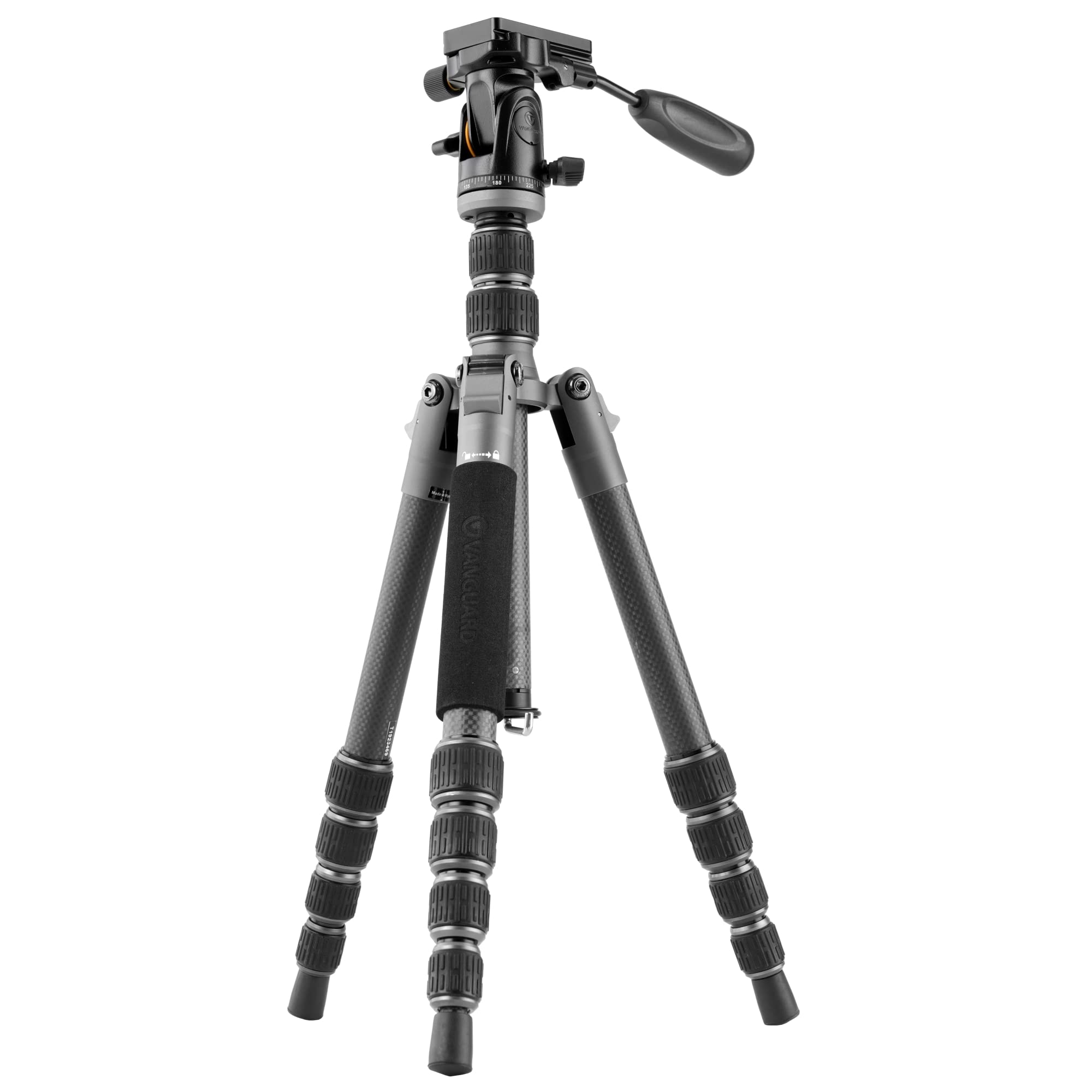 Vanguard Veo3Go235Cp Compact And Lightweight Packable Carbon Fiber Tripod With Veo 2 Ph-25 2-Way Panhead