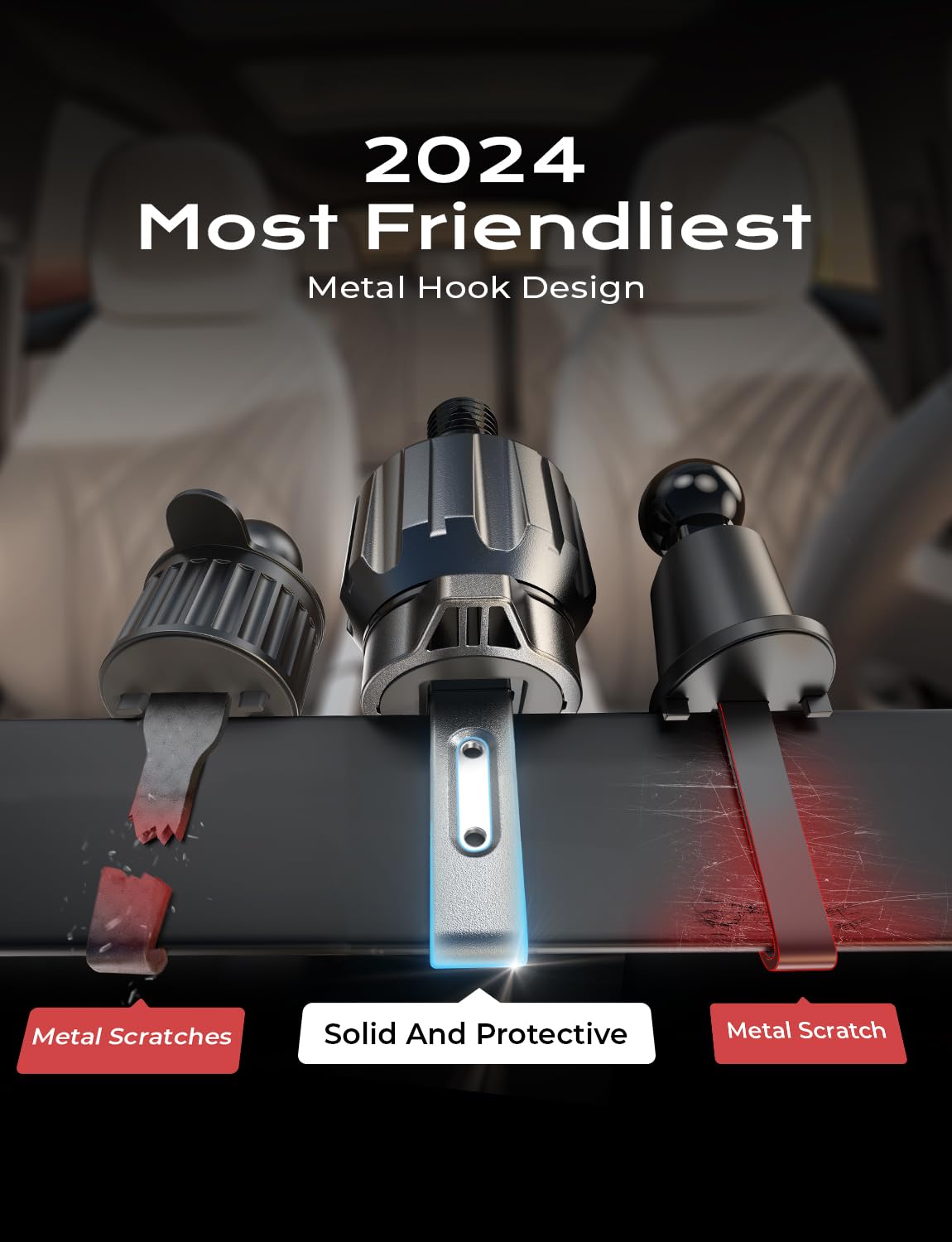 Ainope Phone Mount For Car 3-1 Gravity Car Phone Holder Mount For Car Dashboard Windshield Air Vent Cell Phone Holder Car For Iphone 15 Pro Max 14 13 12 & All Phones