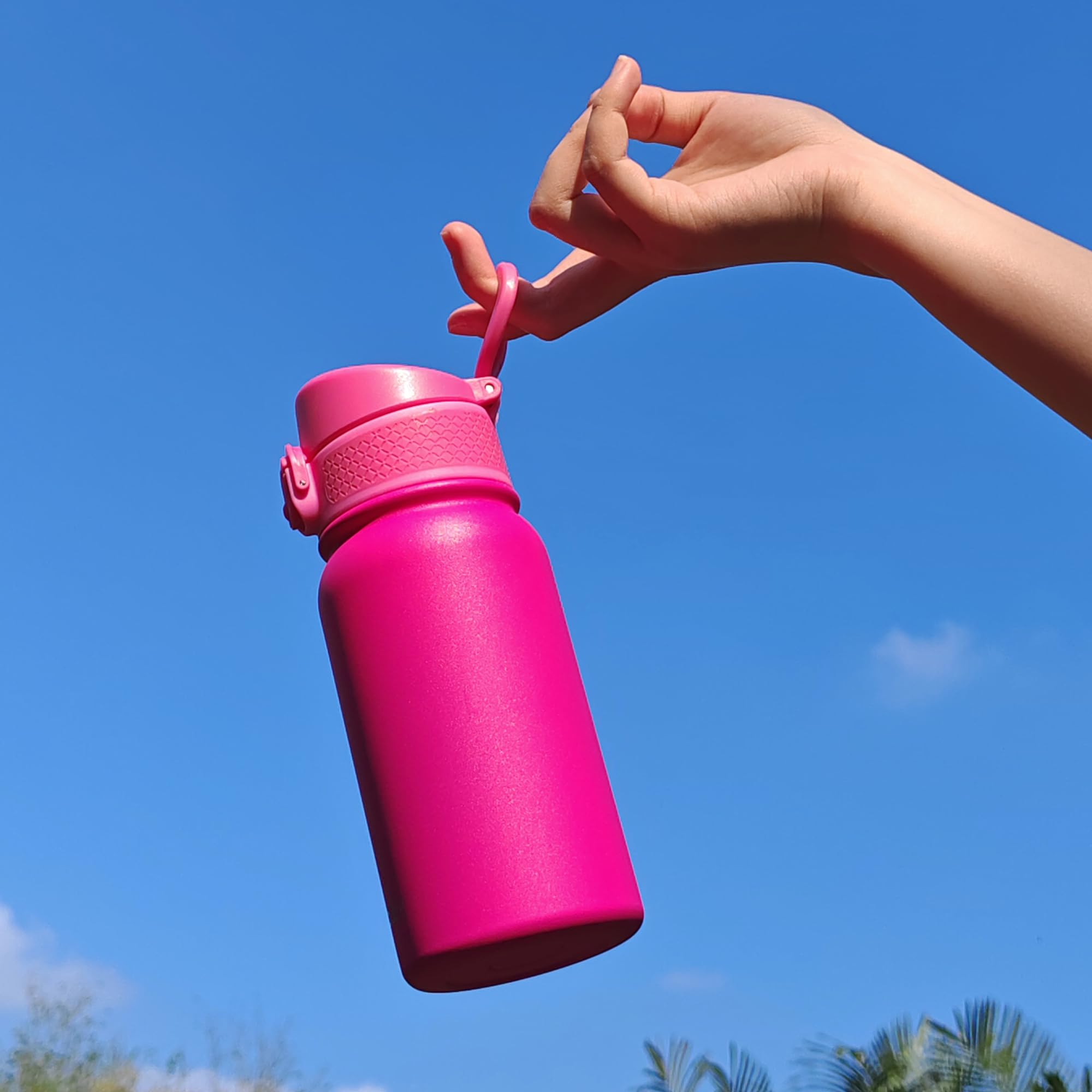 Oldley 12Oz Kids Water Bottle, Stainless Steel Insulated Water Bottle For Kids, With Straws Leak-Pr