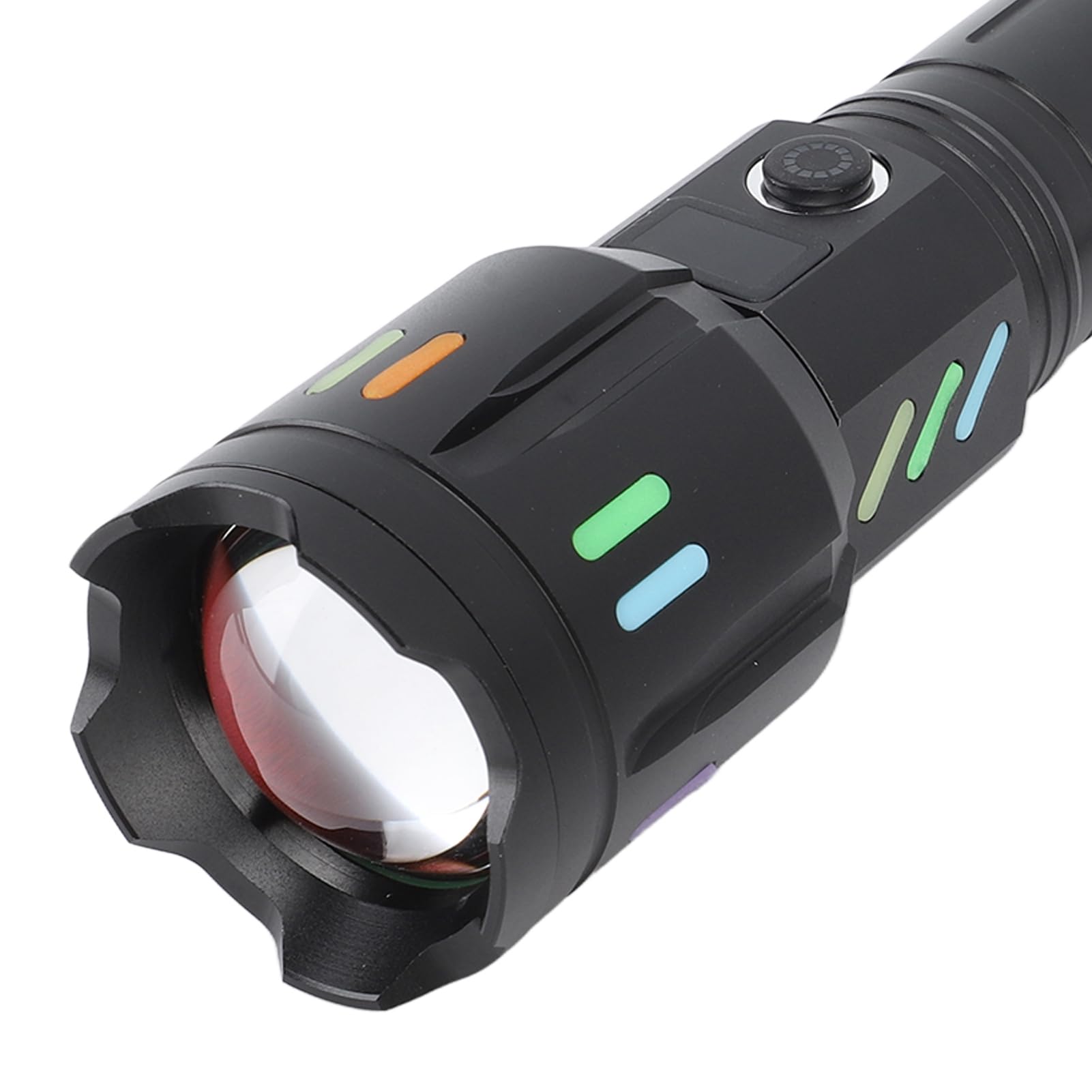 Hyuduo Led Flashlights High Powered Zoomable Handheld Torch Outdoor White Long Range Flashlight High Power Flash Light Handheld Torch With 5 Modes For Camping Hiking