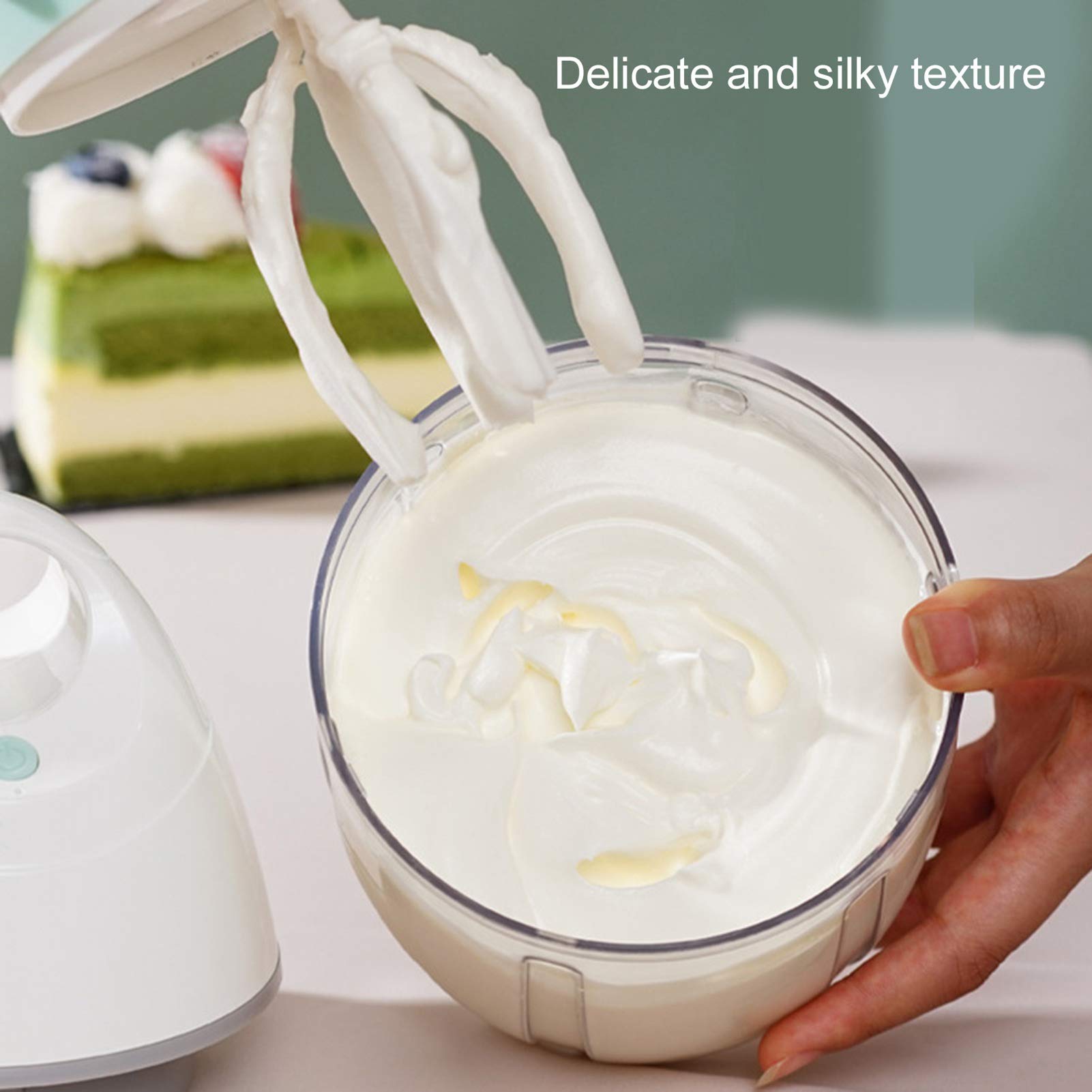 Aoveew 900Ml Electric Hand Mixer Multi Function Electric Egg Beater, Powered Blender Ice Cream Maker Machine 32Db Silent Operation, Effortless Baking