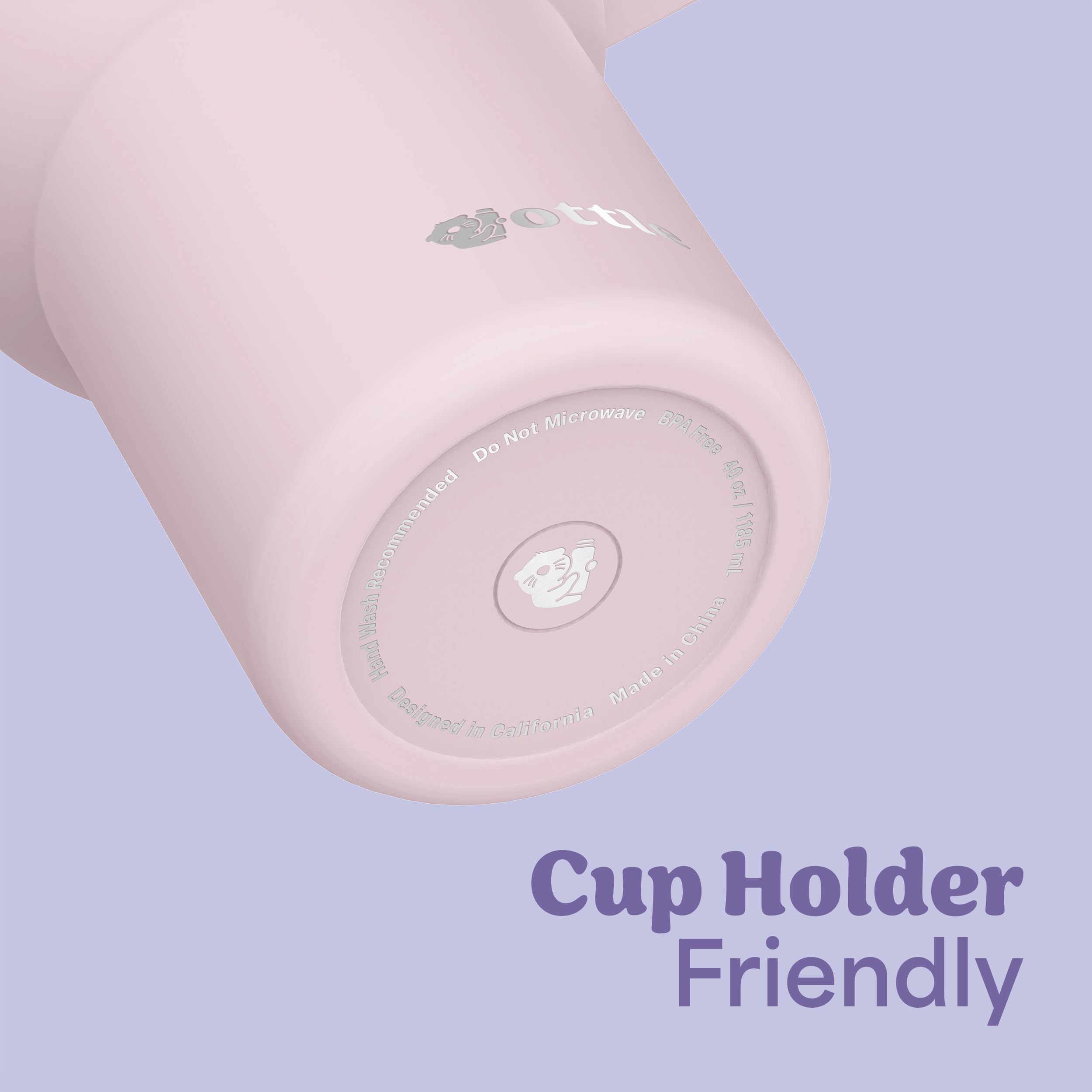 Ottle Deep Sea Diver 40 Oz Insulated Tumbler With Handle And Straw Lid - Leak Proof, Cupholder Frie