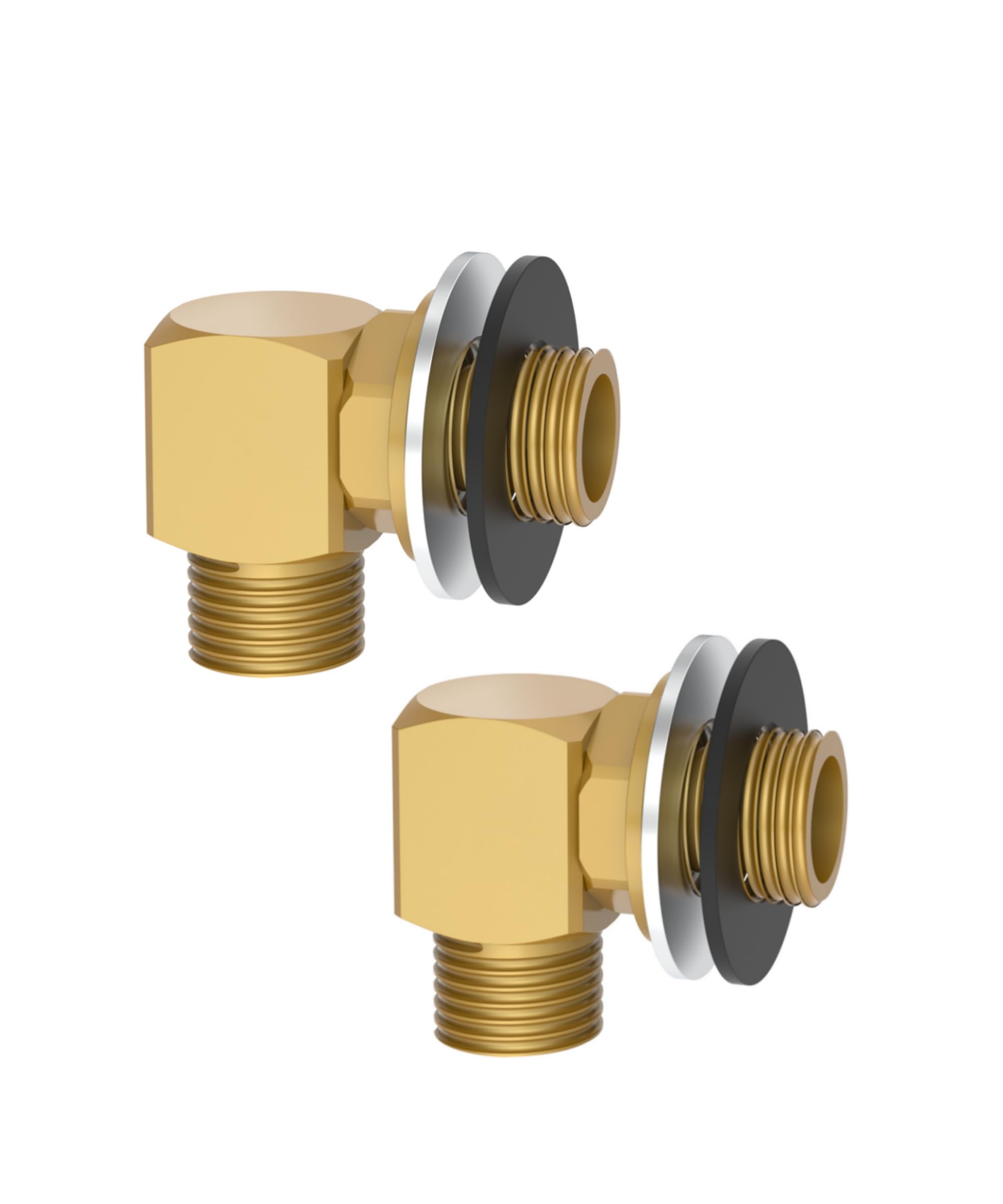 Cwm Installation Kit For Wall Mount Commercial Faucet,90 Degree Elbow Backsplash Mount Set For Commercial Sink Faucet,Suitable For Stainless Steel Commercial Kitchen Prep & Utility Sink,1Pair