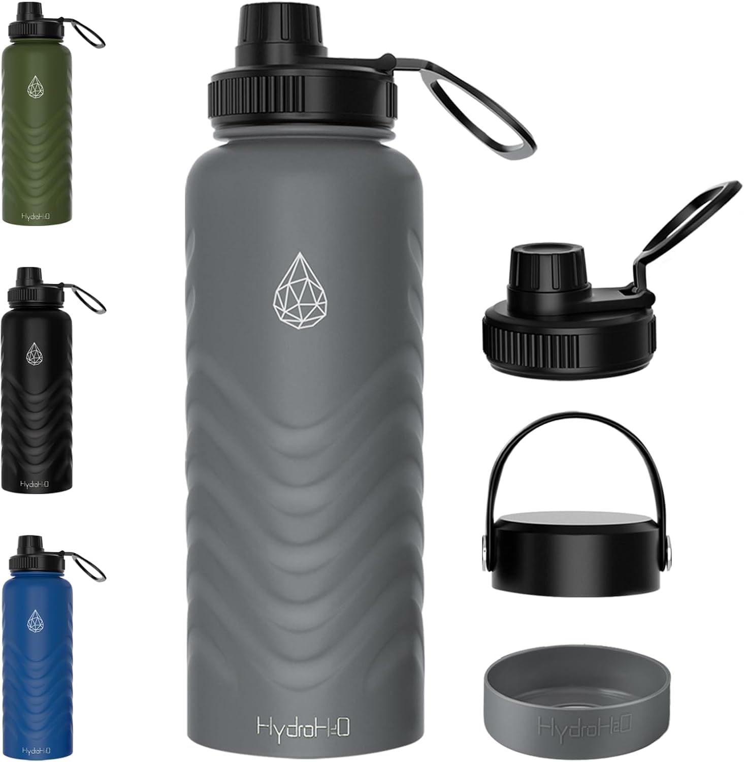 32Oz Insulated Stainless Steel Water Bottle With Straw – Leak-Proof,-, Wide Mouth Sports Fl