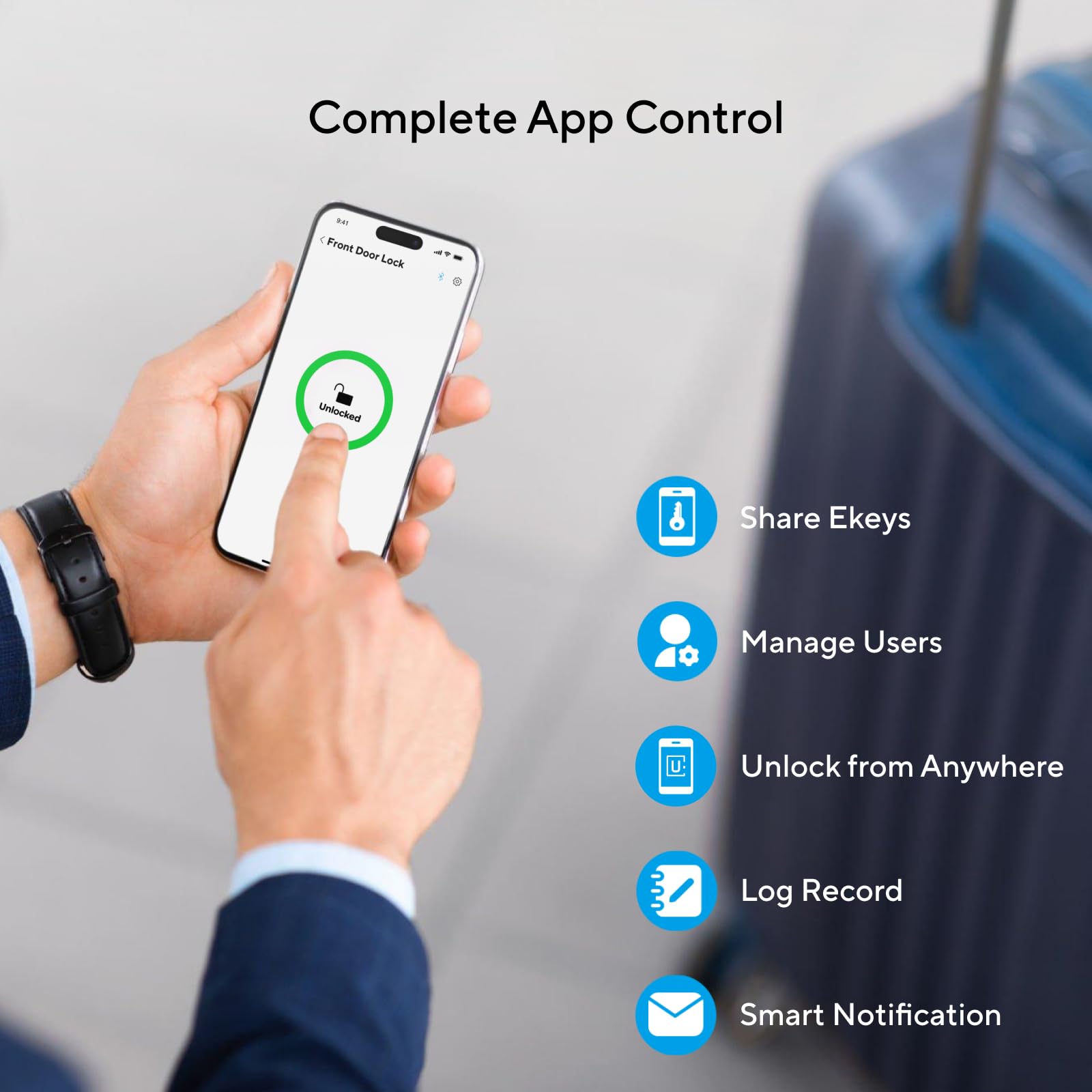 Ultraloq U-Bolt Pro Z-Wave Smart Lock With Fingerprint Id, Work With Z-Wave Plus, Home Assistant, Compatible With Smartthings, Hubitat Etc, Wifi Bridge Included, Ip65 Waterproof, 1 Year Battery