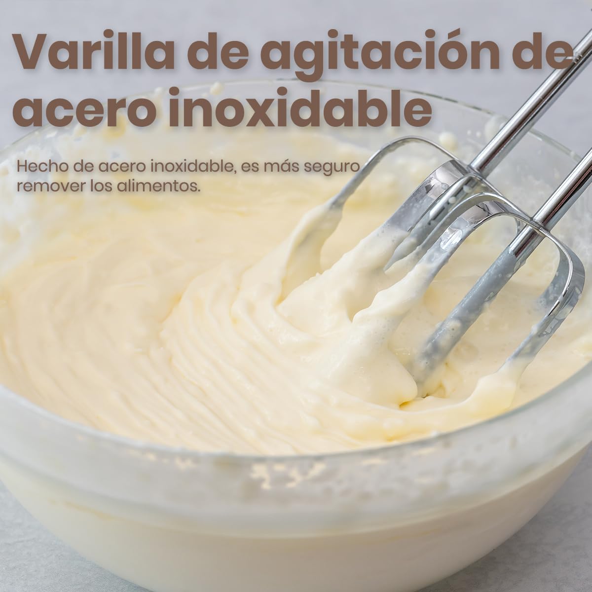 Lxwpamyt Hand Blender, Professional 7 Speed Mixer, Electric Pastry Mixer With 2 Rods And 2 Hooks, For Mixing Cookies, Beating Food, Eggs, Cakes