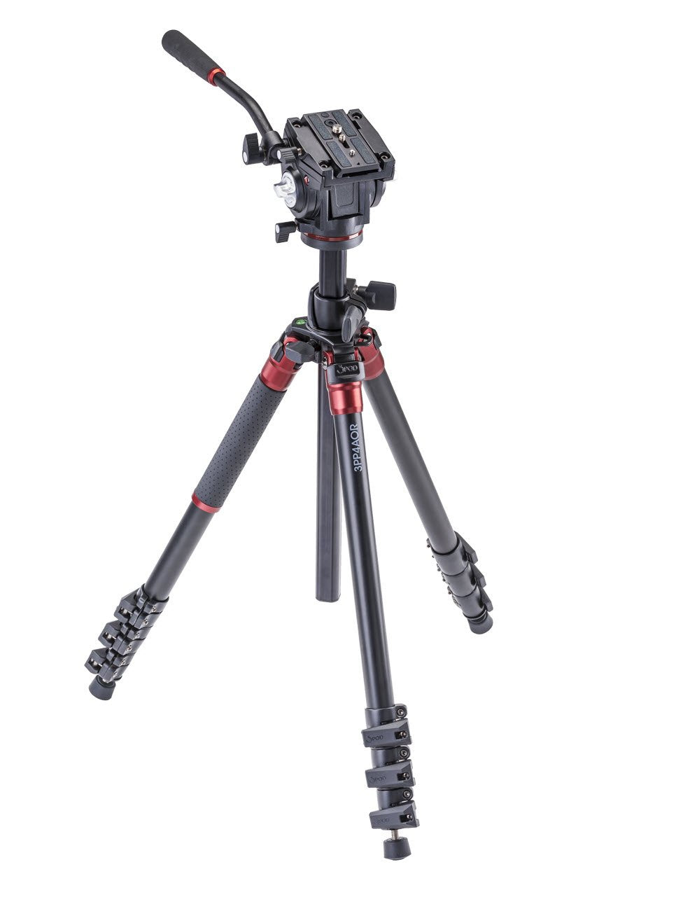 3Pod Orbit 4-Section Aluminum Tripod, Bundle With Q3 Fluid Video Head