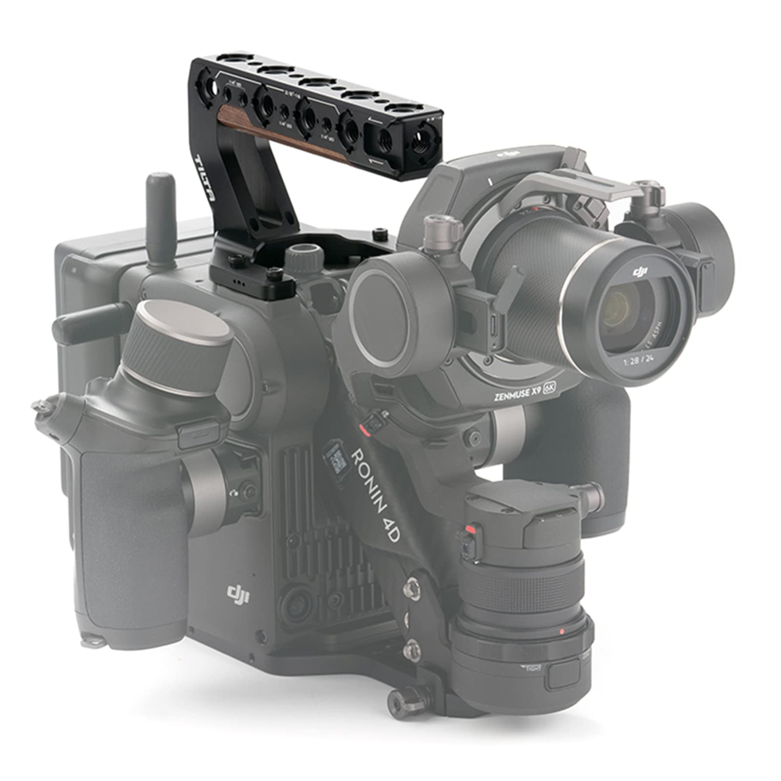 Tilta Top Handle Compatible With Dji Ronin 4D Additional Grip & Accessory Mounts 4D Monitor Compatible Hydra Alien Ready Lightweight & Durable Es-T09-Th