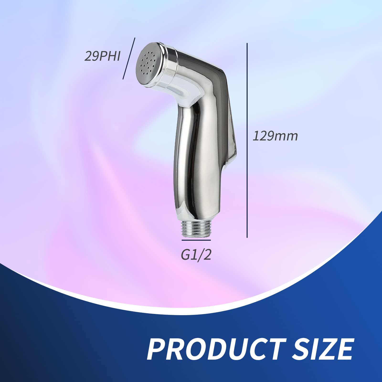 Yafiygi Sink Sprayer Attachment For Faucet Universal Kitchen Replacement Kitchen Faucet Side Sprayer Head, Pull Out Spray Head, Universal Fit Sink Spray Head, Chrome