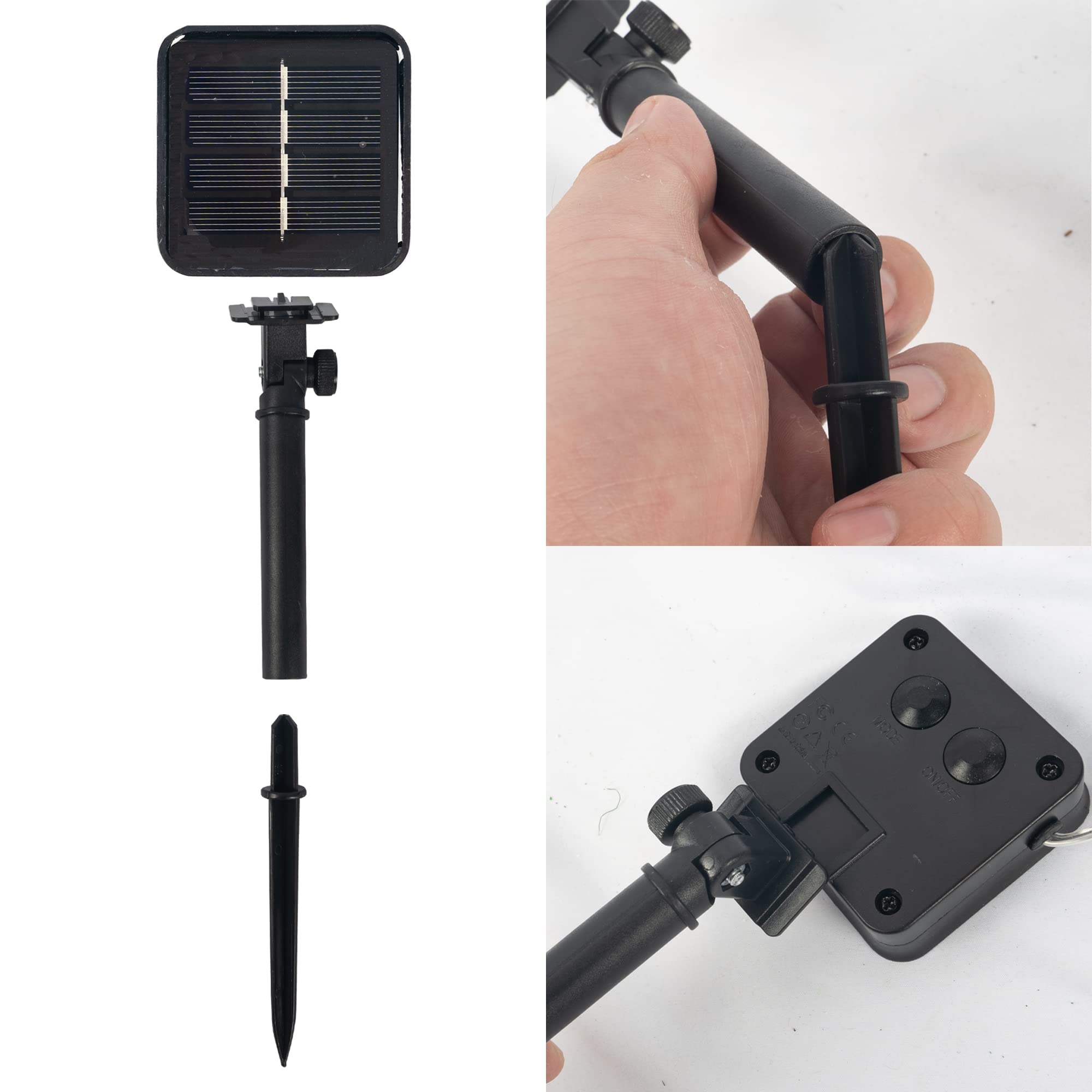 Dazzle Bright 2 Pack Solar String Lights Outdoor, Total 80Ft 240Led Solar Powered Waterproof Fairy Lights 8 Modes, Copper Wire Lights For Christmas Patio Party Tree Yard Decoration (Multi-Colored)