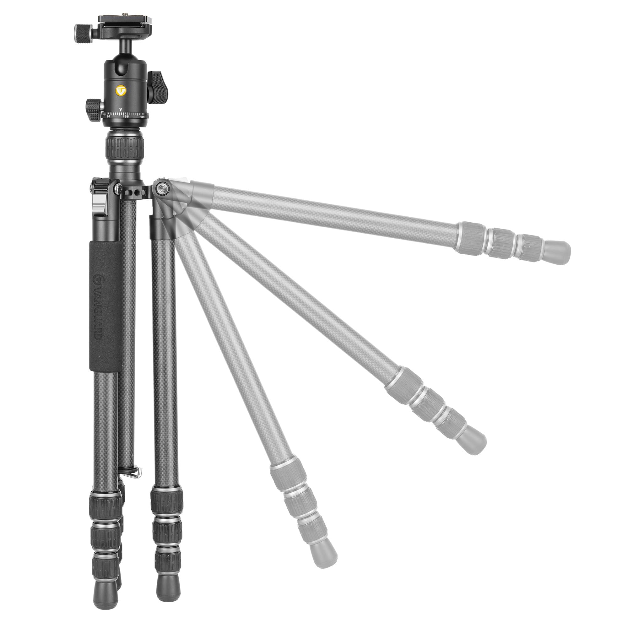 Vanguard Vesta Go 264Cb Carbon Fiber Travel Tripod With Veo Bh-60 Ball Head