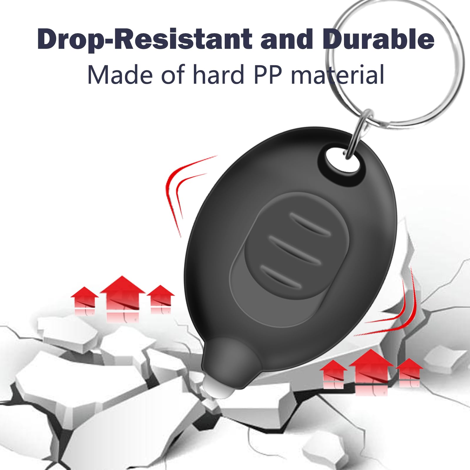 Daemson Mini Led Keychain Flashlight, Ultra Bright Tiny Flashlight, Small Keychain Flashlight White Light, Micro Pocket Key Ring Led Flashlight For Emergency Lighting - Multicolor Shell (8Pcs)