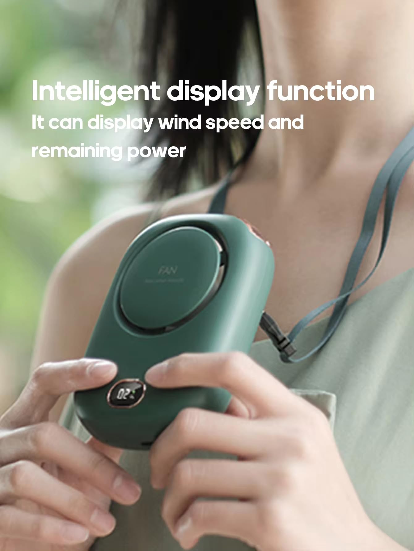 Portable Fan Rechargeable Waist Fan Battery Operated Hands-Free Wearable Fan With Strong Airflow