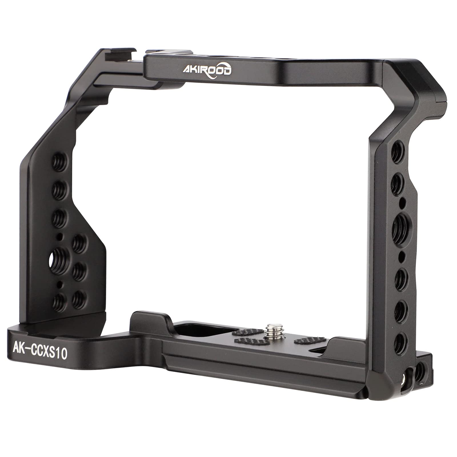 Akirood Camera Full Cage For Fujifilm X-S10 Camera Rig Stabilizer With Cold Shoe
