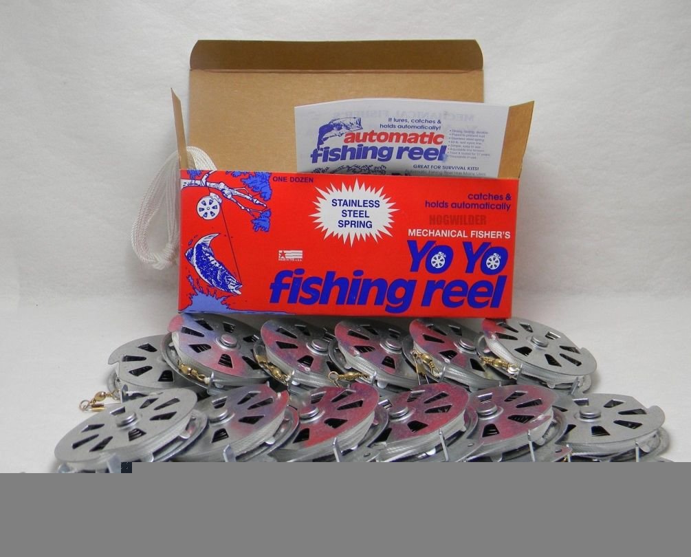 Yo Yo Reel 12 Mechanical Fisher'S Yo Yo Fishing Reels (Flat Trigger Model)