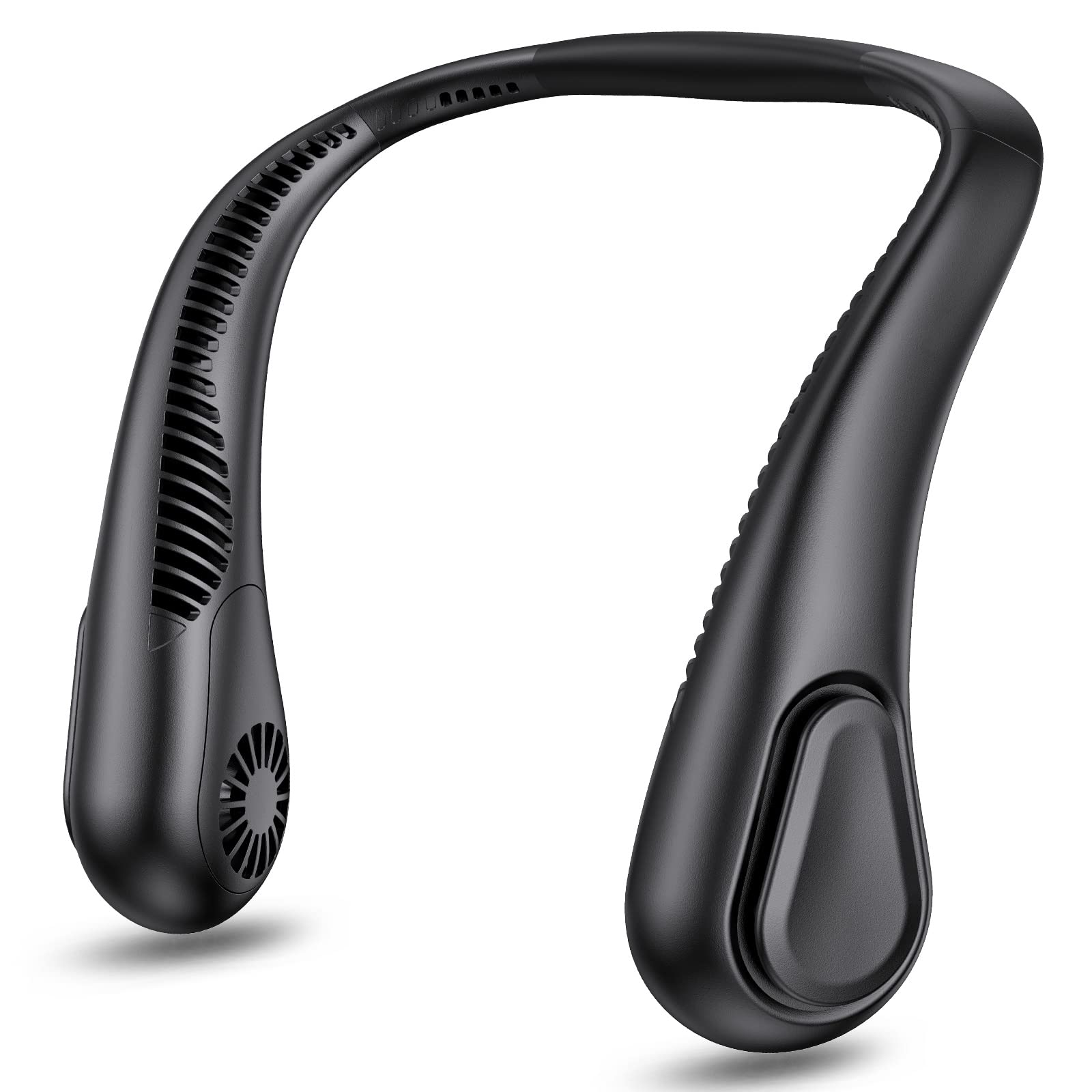 Amacool bladeless neck fan, rechargeable with 5000mAh battery, portable and wearable for personal cooling